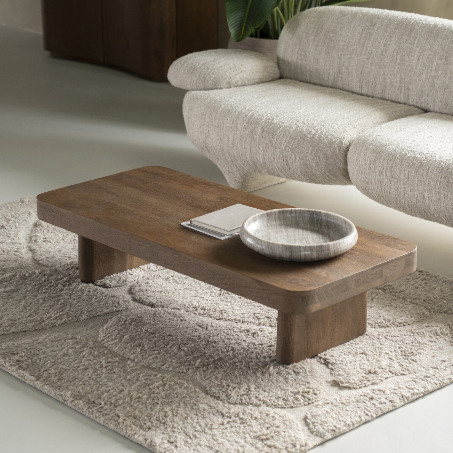 Eleonora Salontafel Edward Mangohout, 130 x 60cm - Bruin