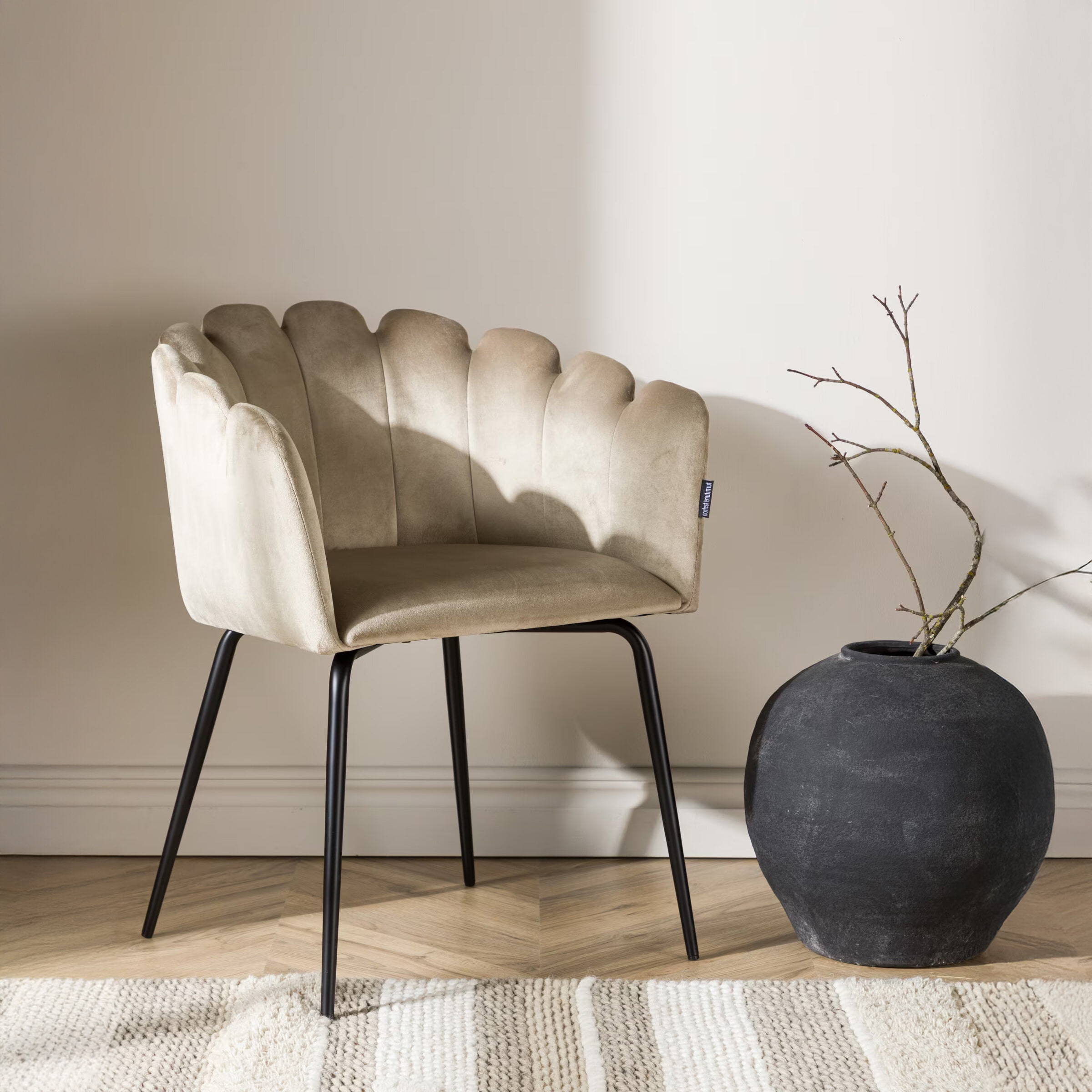 Nohr Eetkamerstoel 'Kyrstle' Met armleuning, Velvet