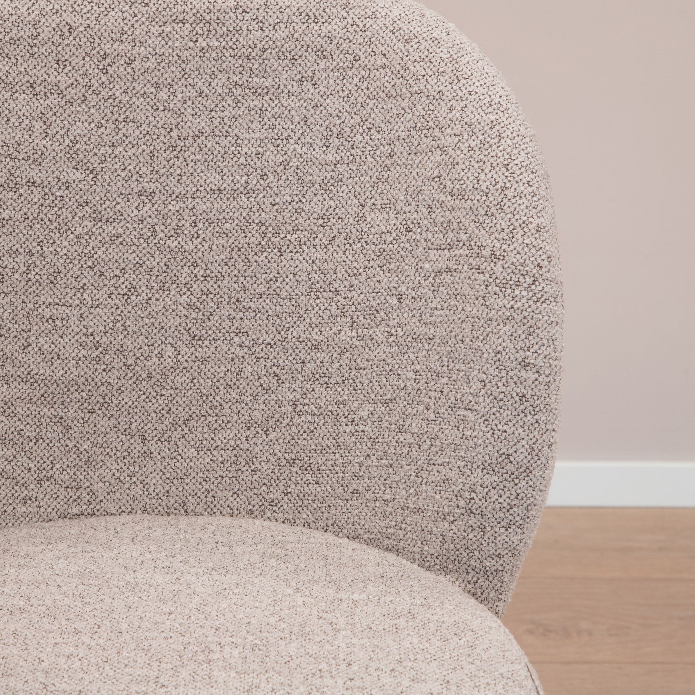 Sohome Eetkamerstoel 'Sophia' Bouclé, kleur Beige