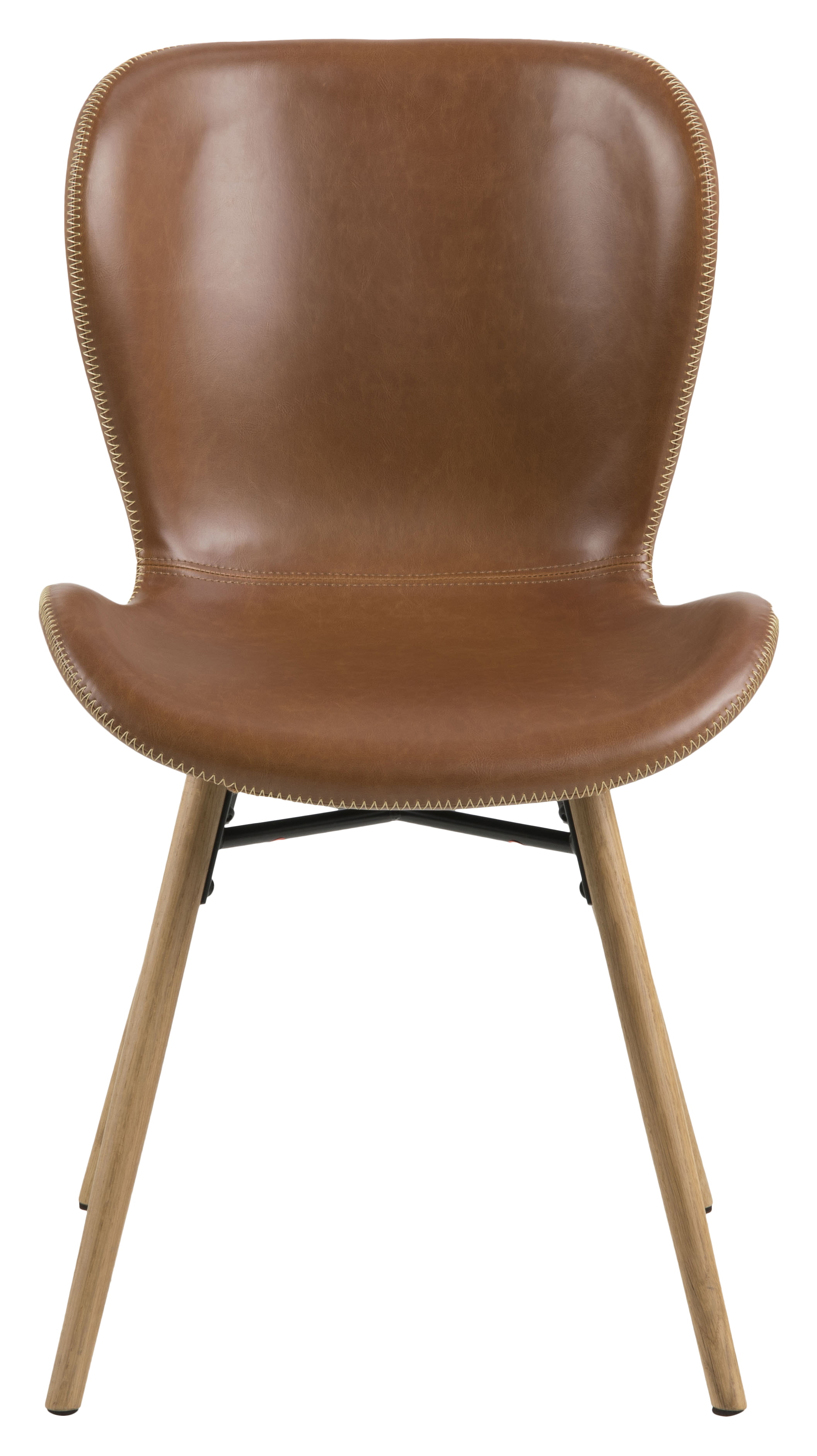 Bendt Eetkamerstoel 'Olle' PU, kleur Cognac
