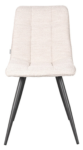 LABEL51 Eetkamerstoel 'Jelt' Bouclé, kleur Naturel