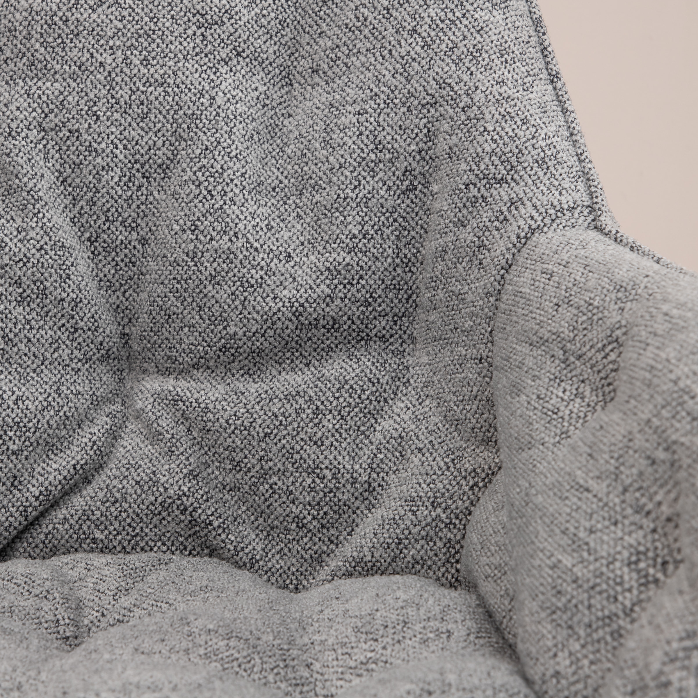 Sohome Eetkamerstoel 'Milly' Bouclé, kleur Grijs