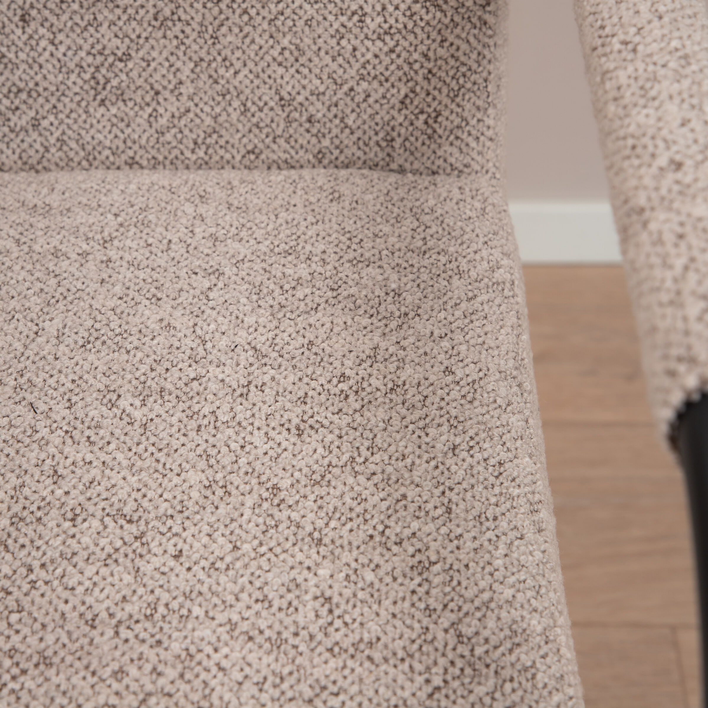 Sohome Eetkamerstoel 'Noud' Bouclé, kleur Beige