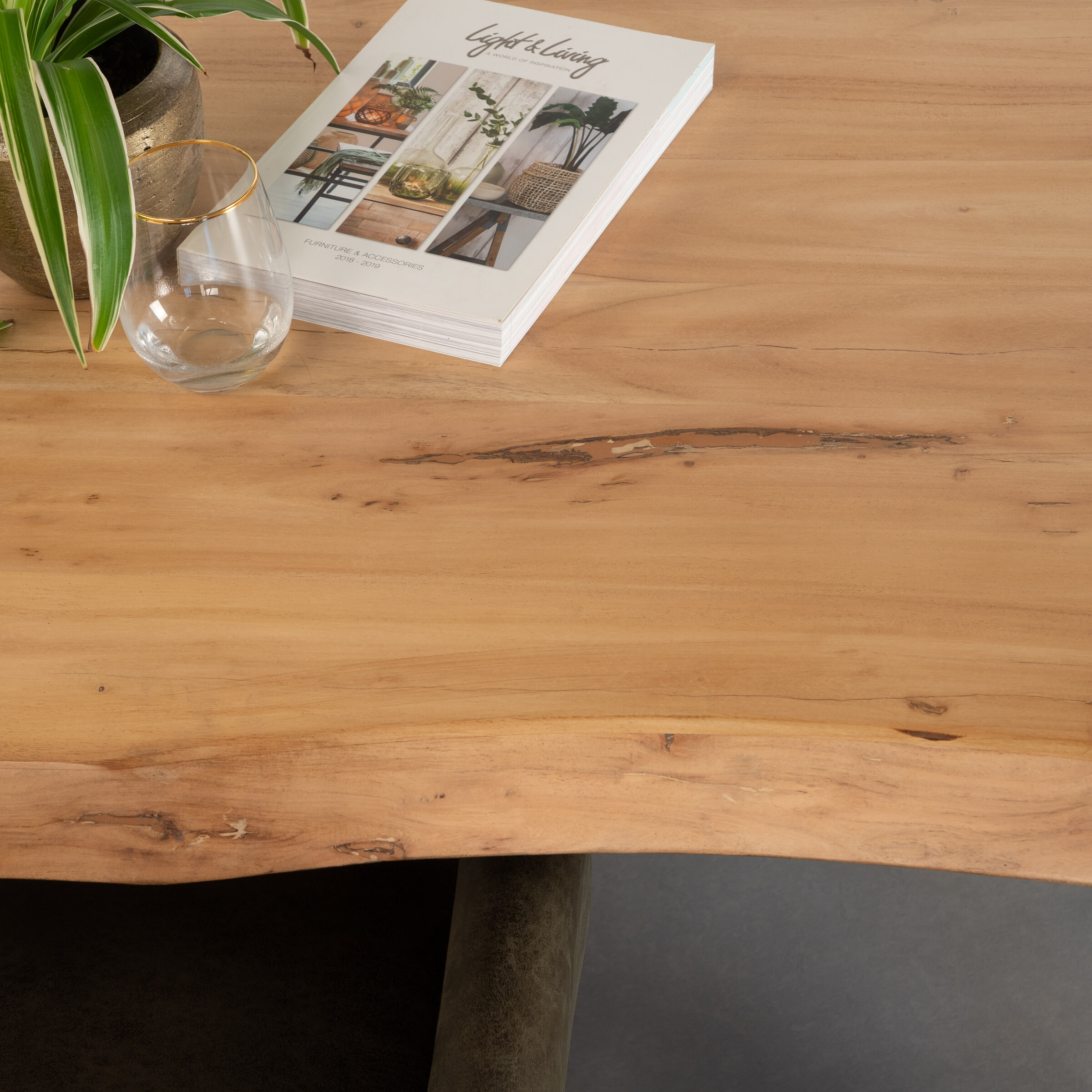 Sohome Boomstam Eettafel 'Rosalie' Acacia, 200 x 100cm