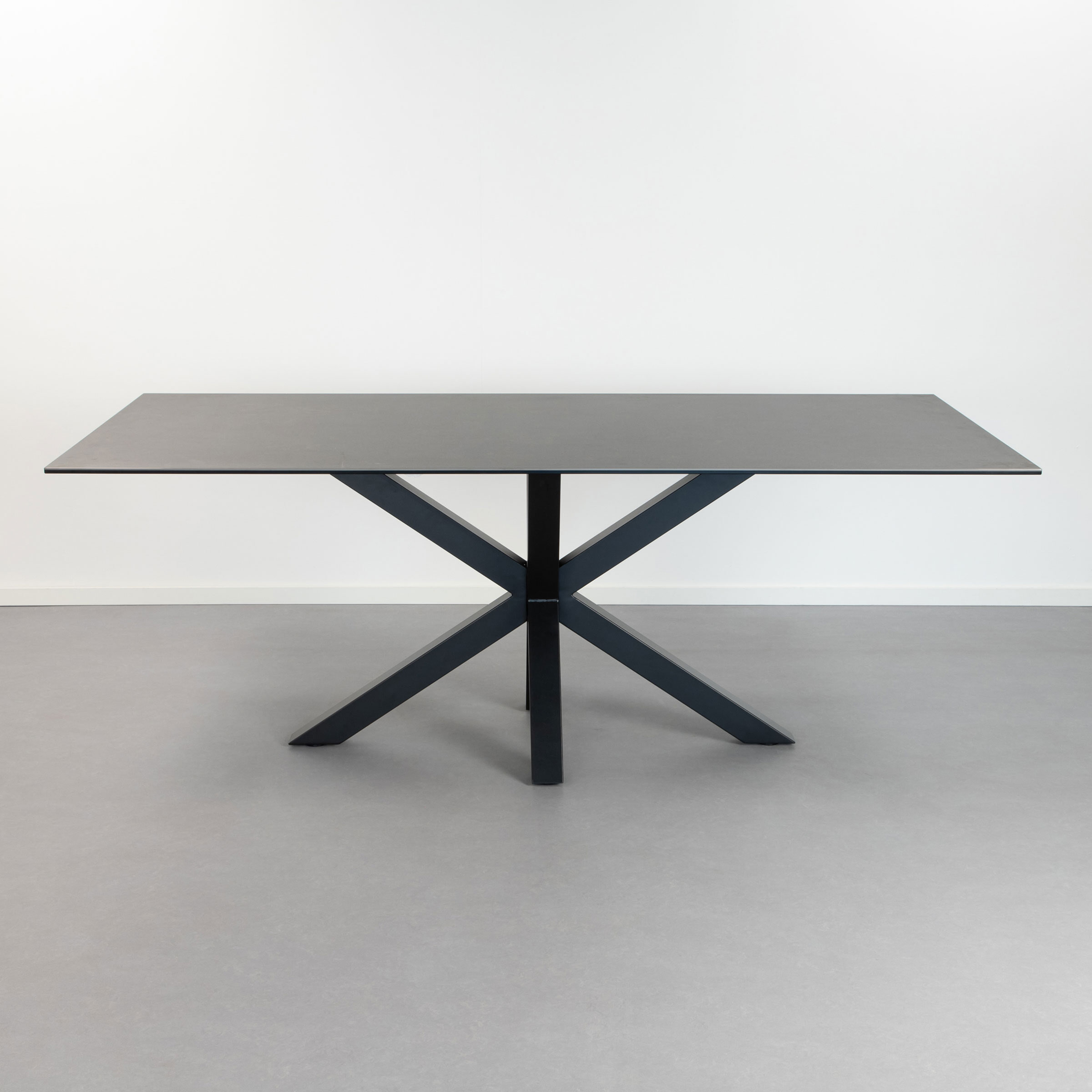Sohome Eettafel 'Parker' Keramiek, 200 x 100cm, kleur Zwart