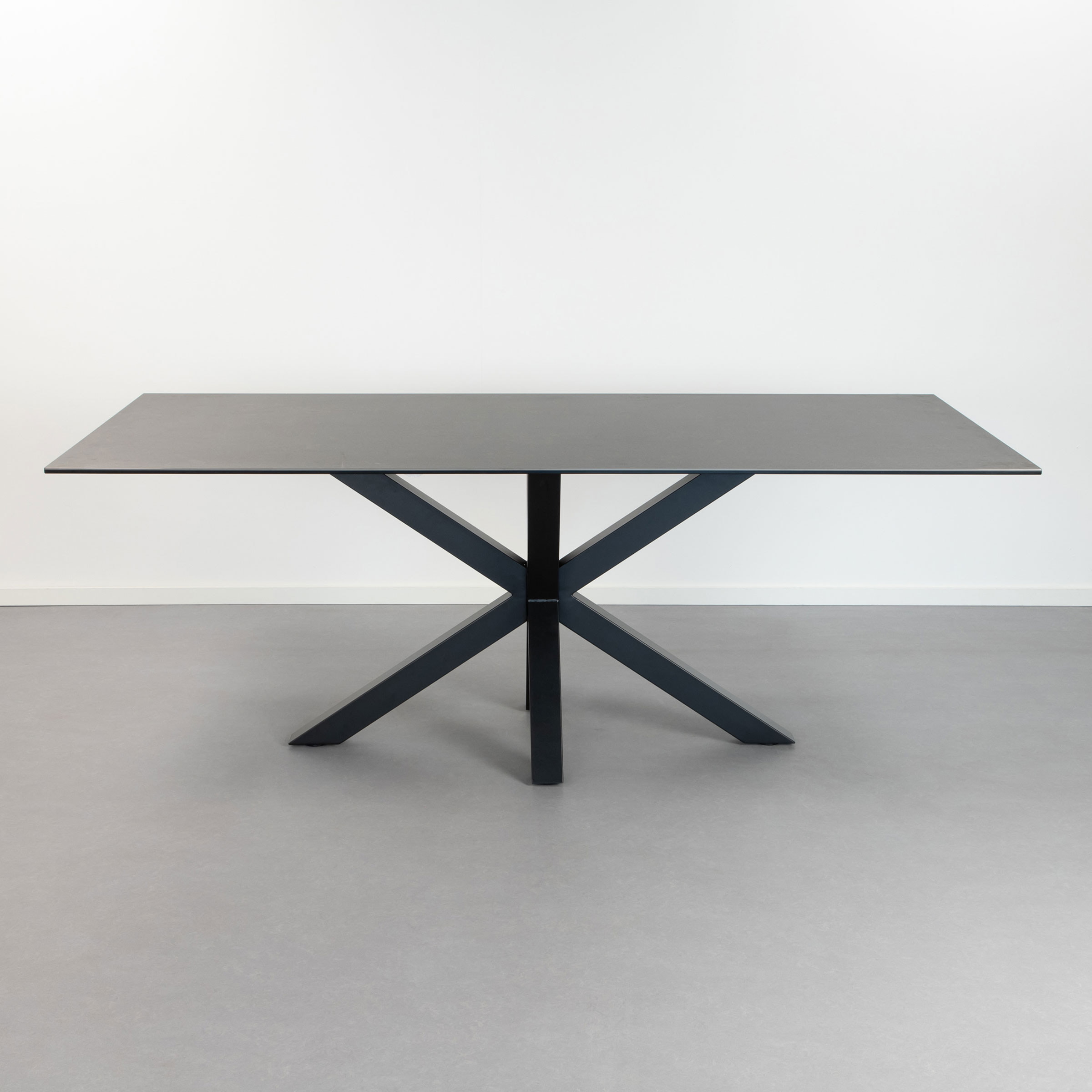 Sohome Eettafel 'Parker' Keramiek, 160 x 90cm, kleur Zwart