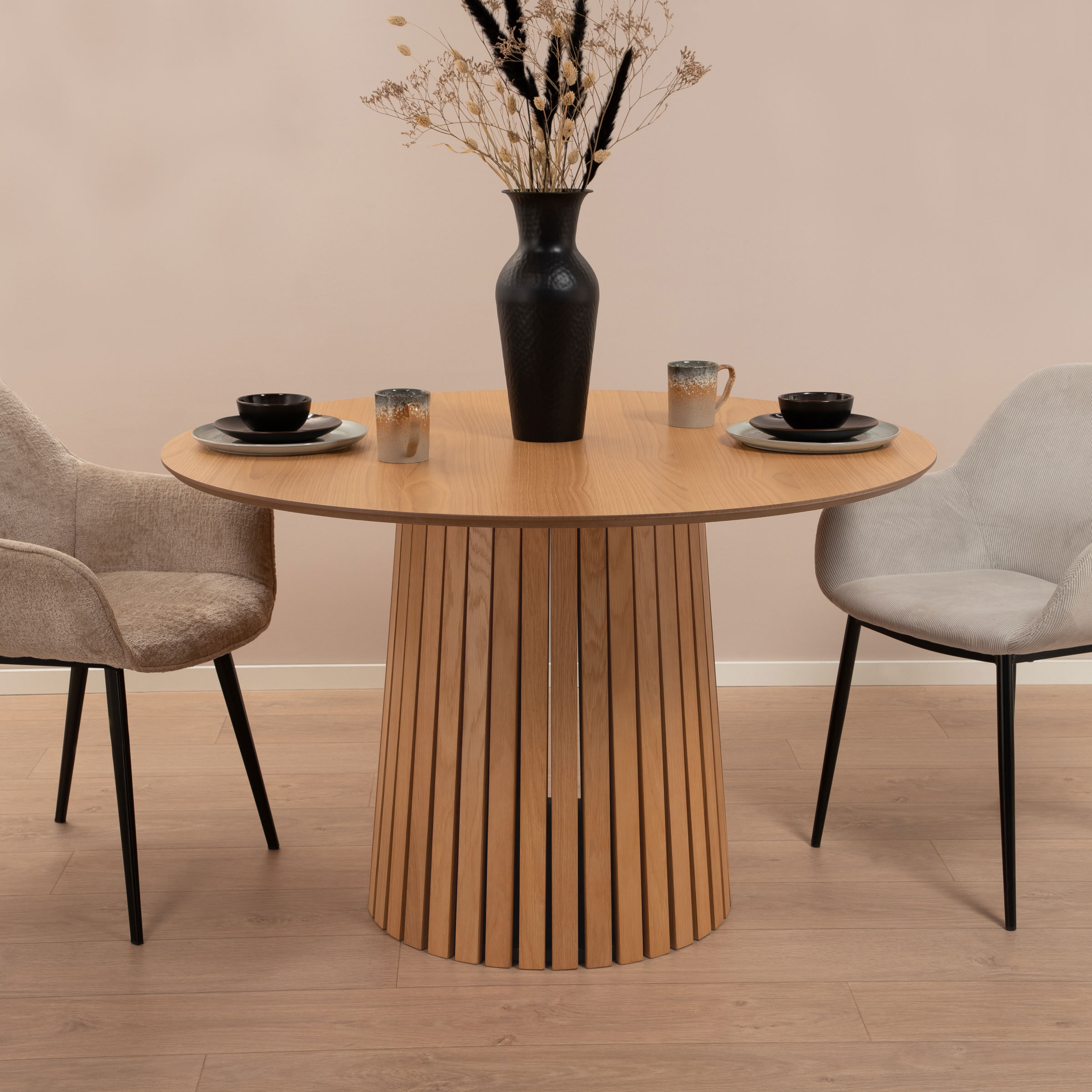 Sohome Ronde Eettafel Olivier - Eiken - 120cm - Naturel