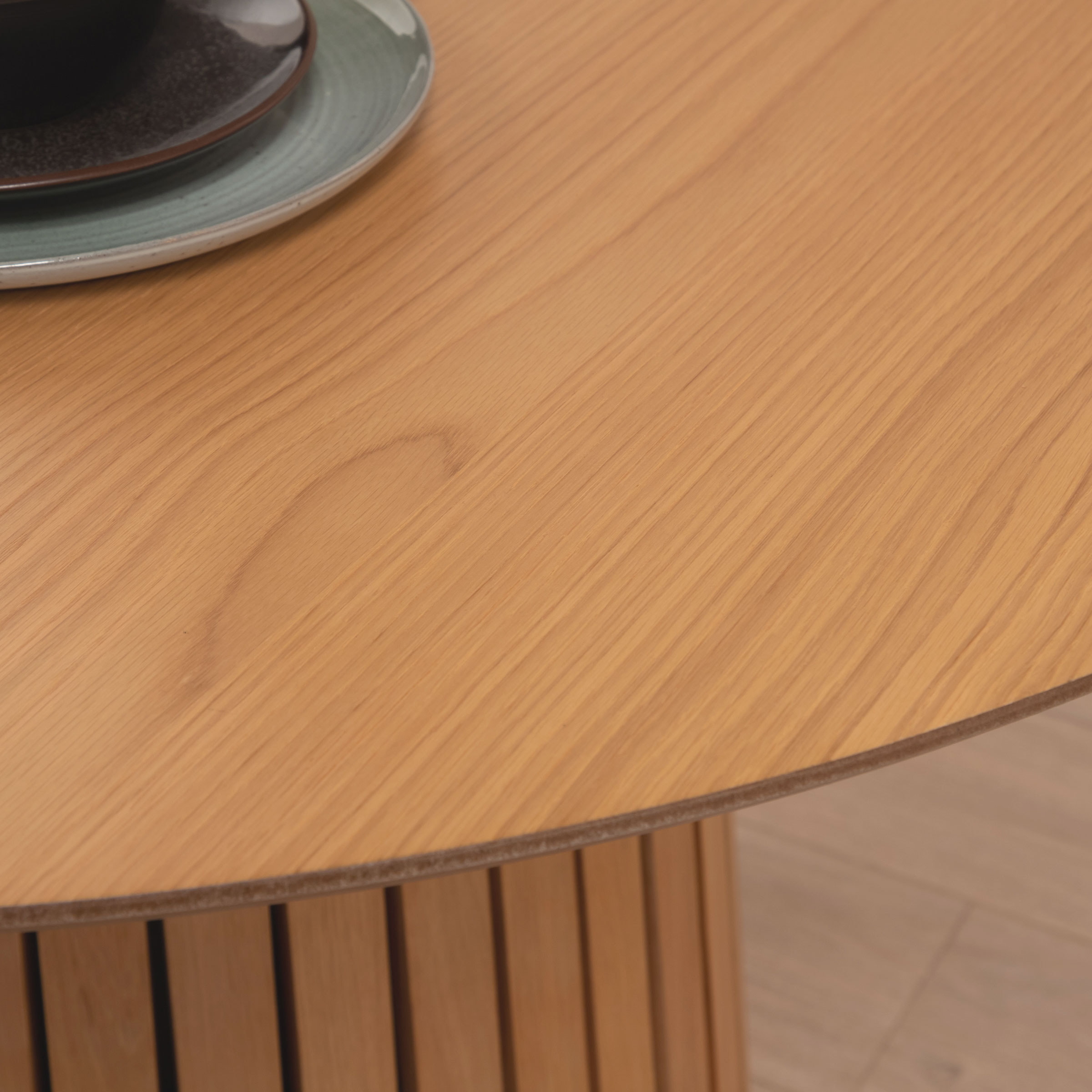 Sohome Ronde Eettafel 'Olivier' Eiken, 120cm, kleur Naturel