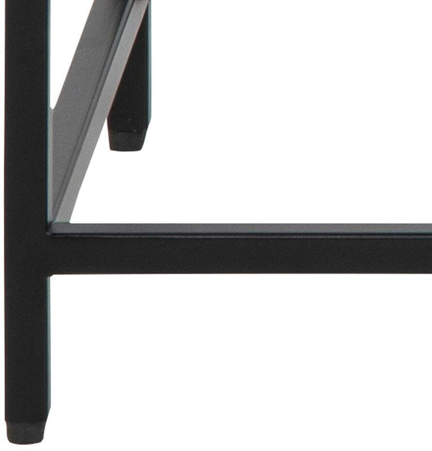 Bendt Sidetable 'Lua' metaal 100cm, kleur Zwart