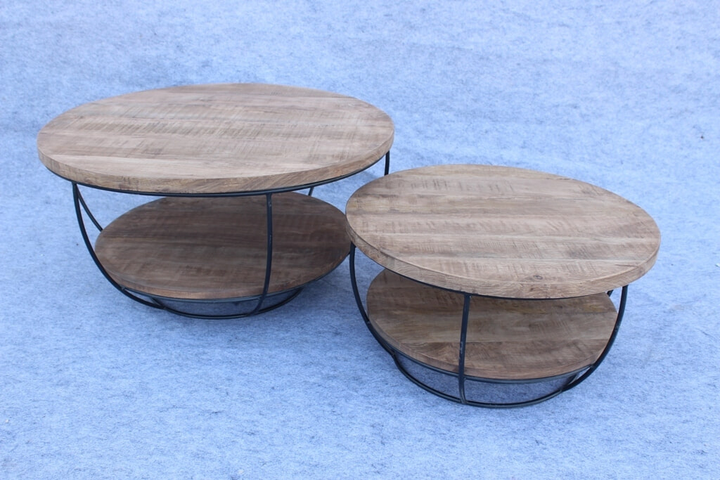 Brix Salontafel 'Evan' 65cm, kleur zwart