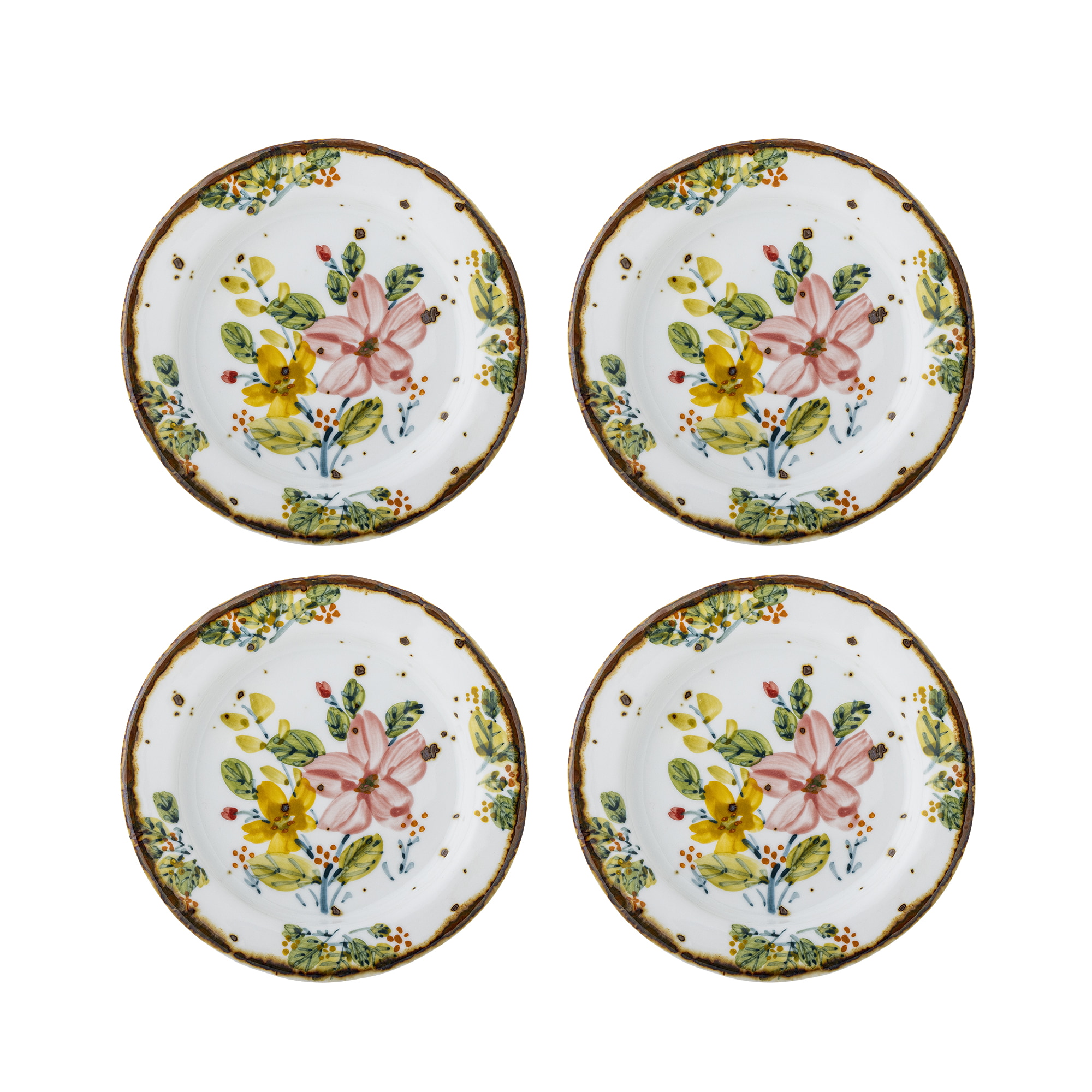 Bloomingville Bord Savina Set van 4 stuks - Meerkleurig