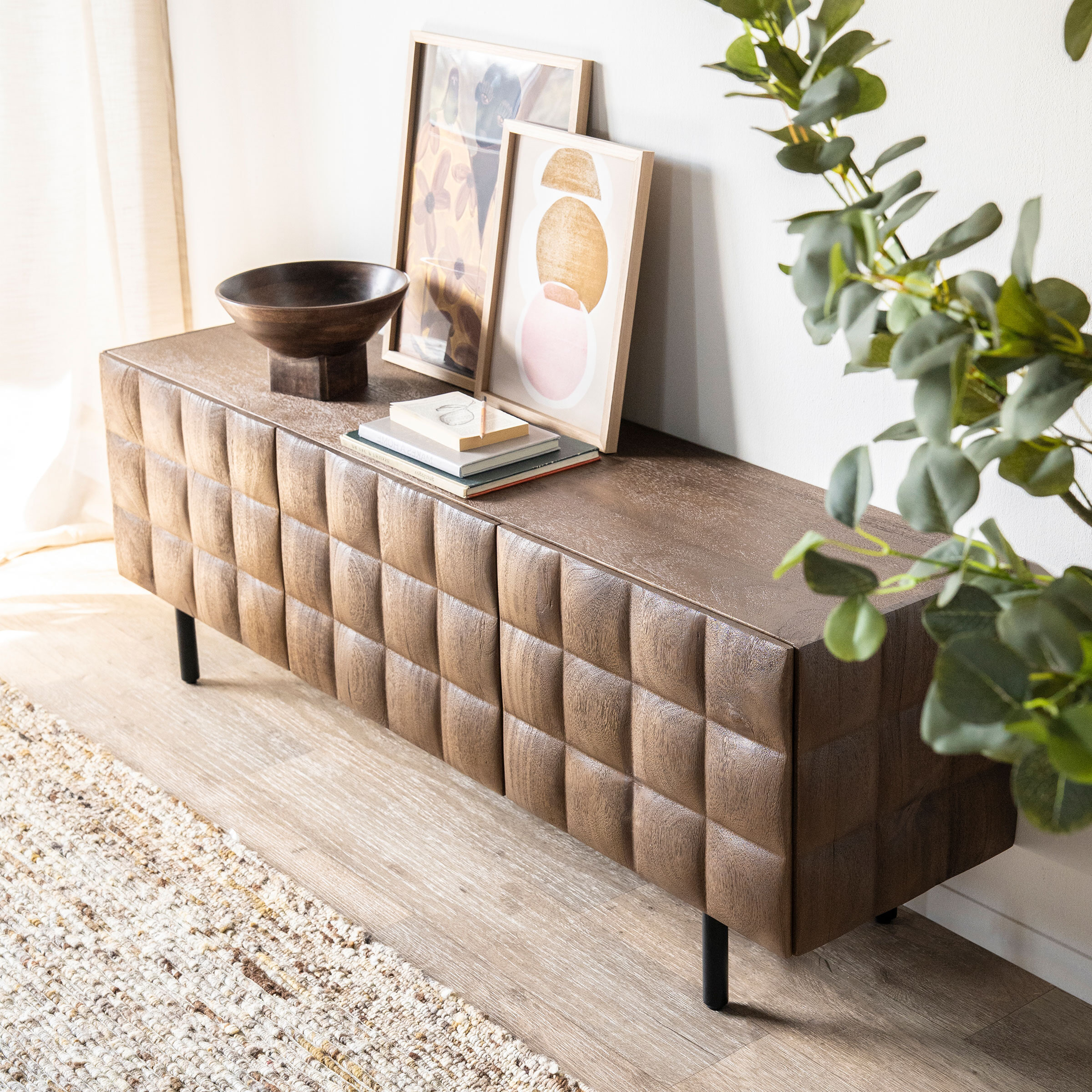 Eleonora TV-meubel 'Felix' Mangohout