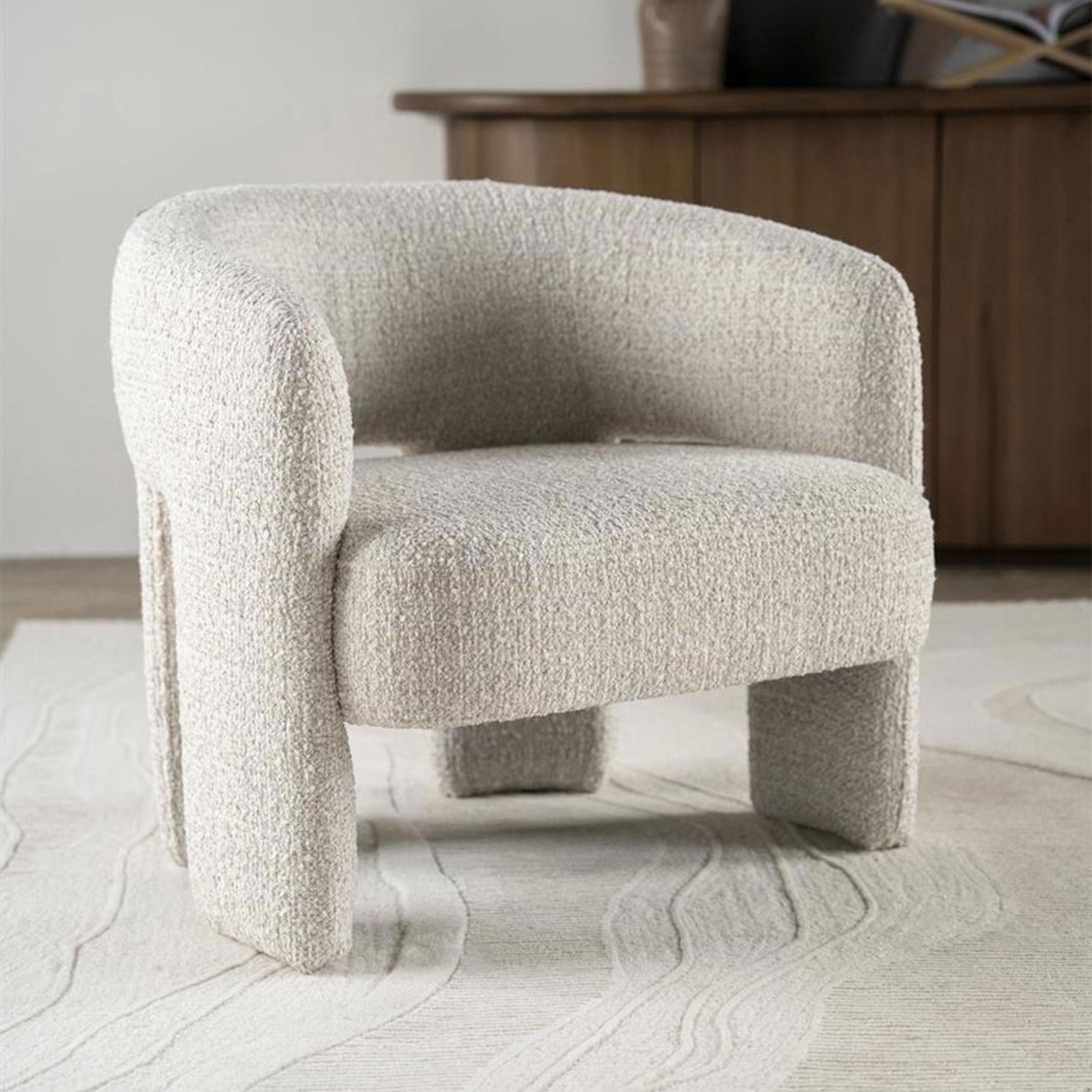 Eleonora Fauteuil 'Hamilton' Grove Bouclé