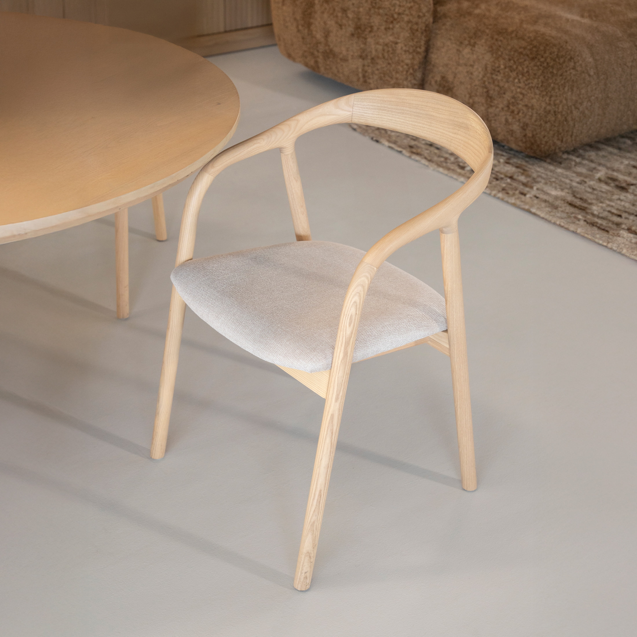 Eleonora Eetkamerstoel 'Rayven' kleur Naturel