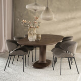 Eleonora Ovale Eettafel 'Coco' Mangohout, 240 x 110cm, kleur Lichtbruin