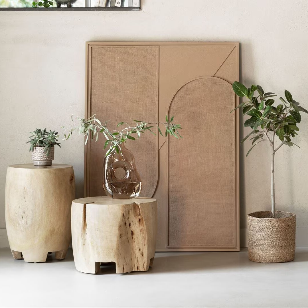 MUST Living Wanddecoratie 'Elyn' Jute, 102 x 76cm