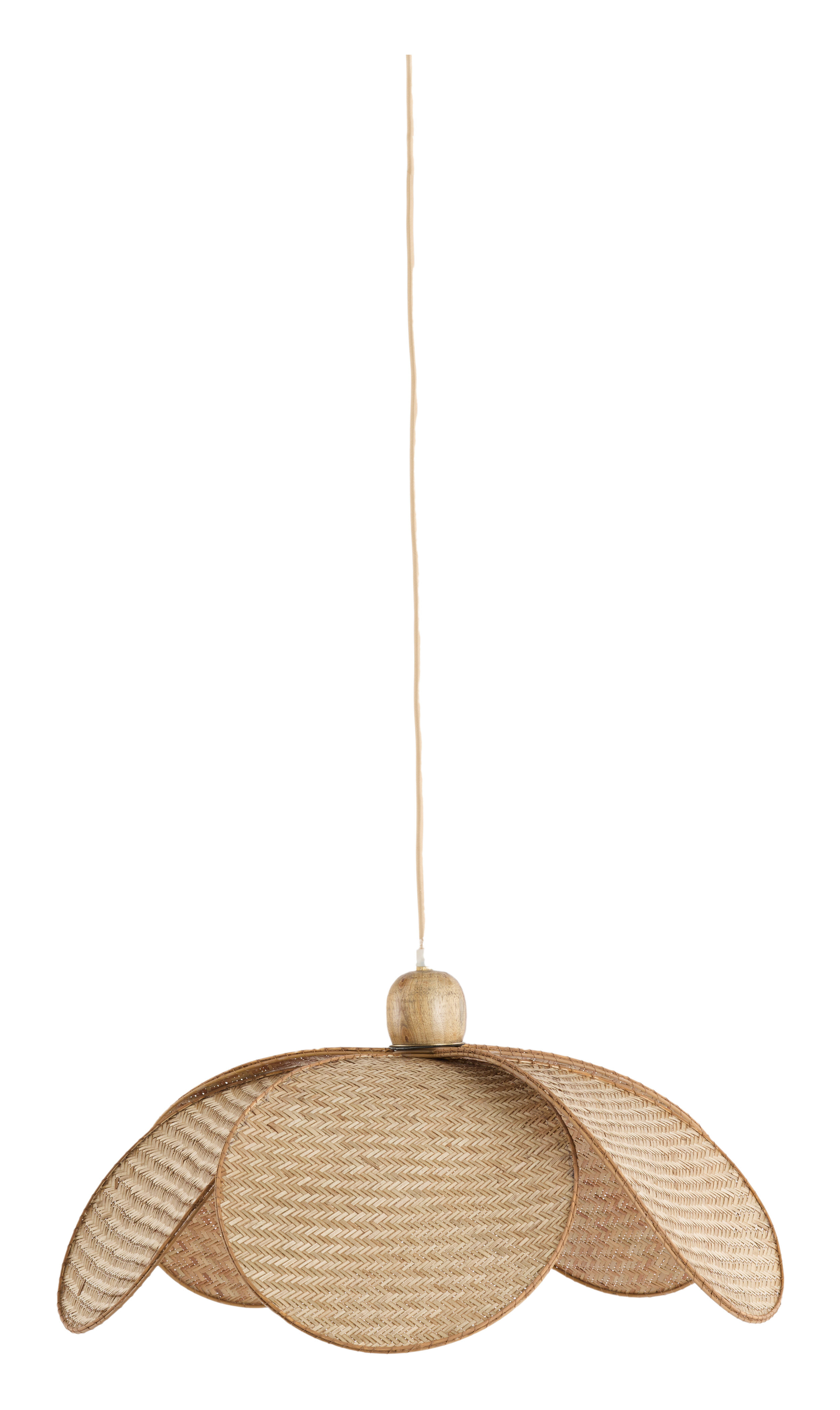 Light & Living Hanglamp Lavrio Webbing - Bruin