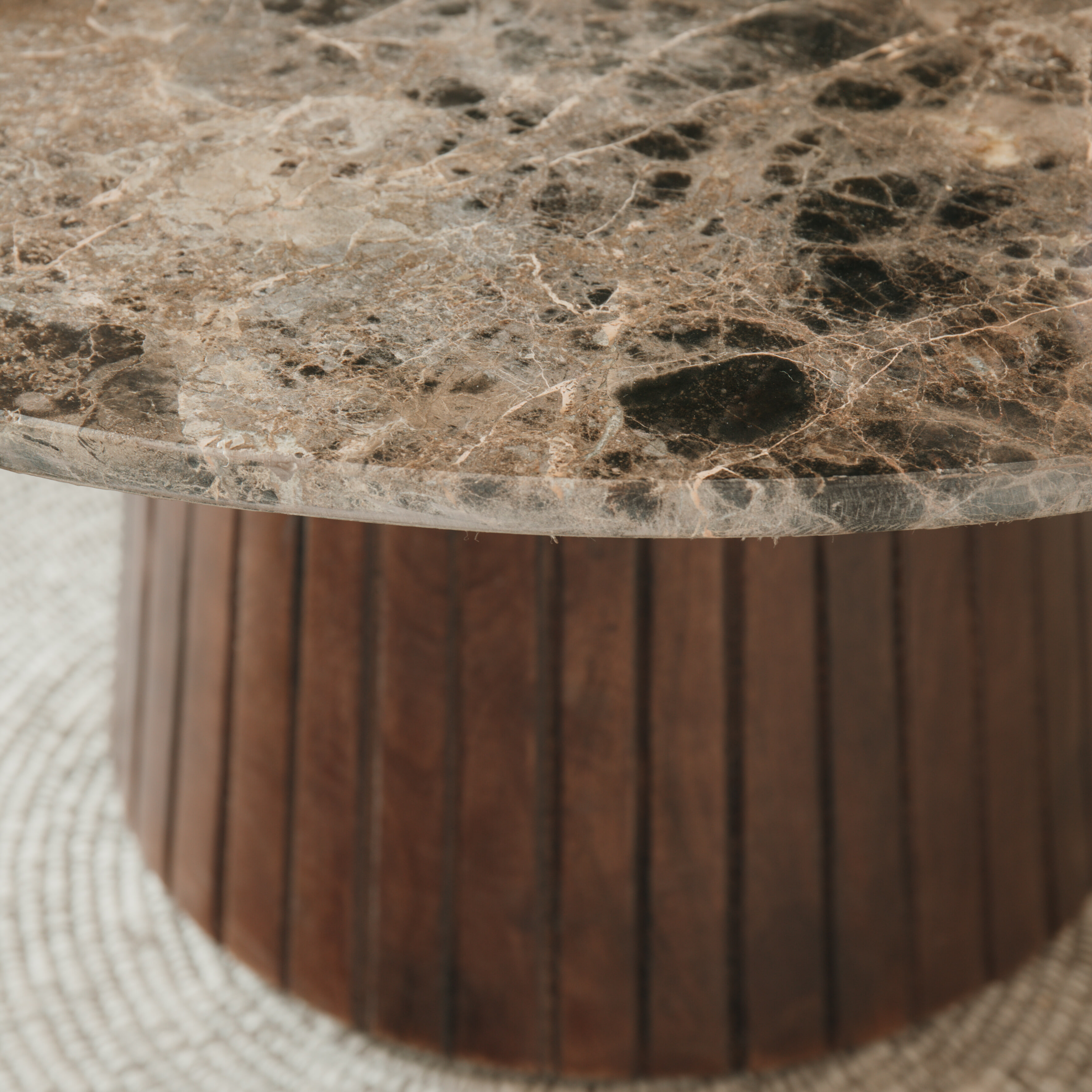 Sohome Ronde Salontafel 'Espen' Marmer, 80cm