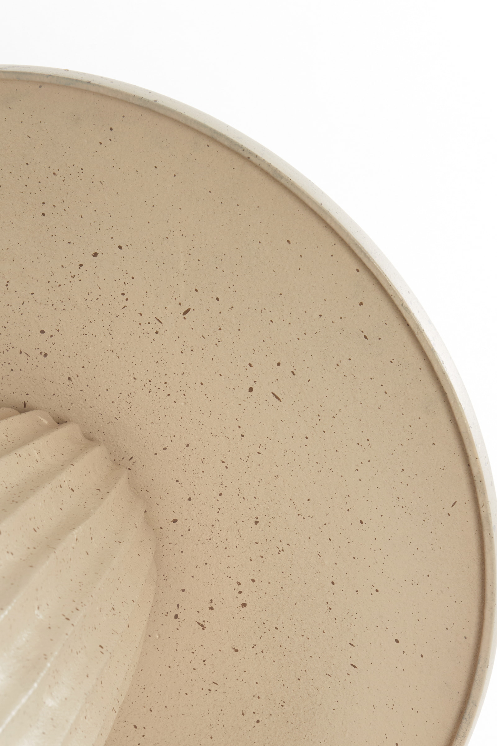 Light & Living Ronde Bijzettafel 'Veglia' 40cm, kleur Zand