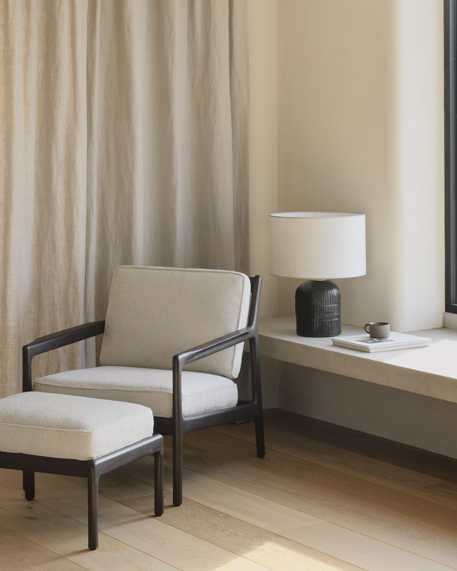 Ethnicraft Zitkussen 'Jack' t.b.v. Fauteuil Jack, kleur Ivory