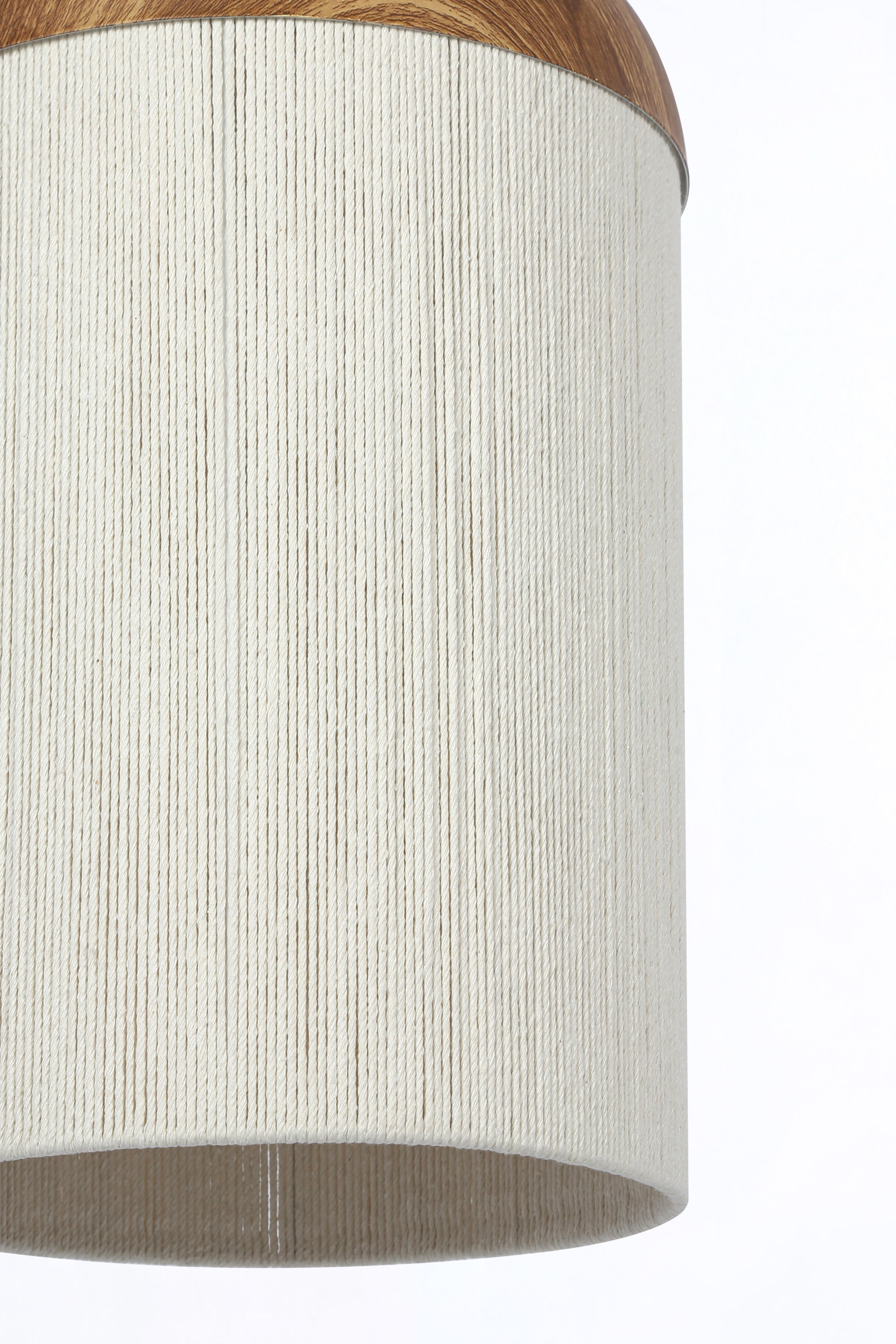 Light & Living Hanglamp 'Dania' Houtlook en touw, 28cm