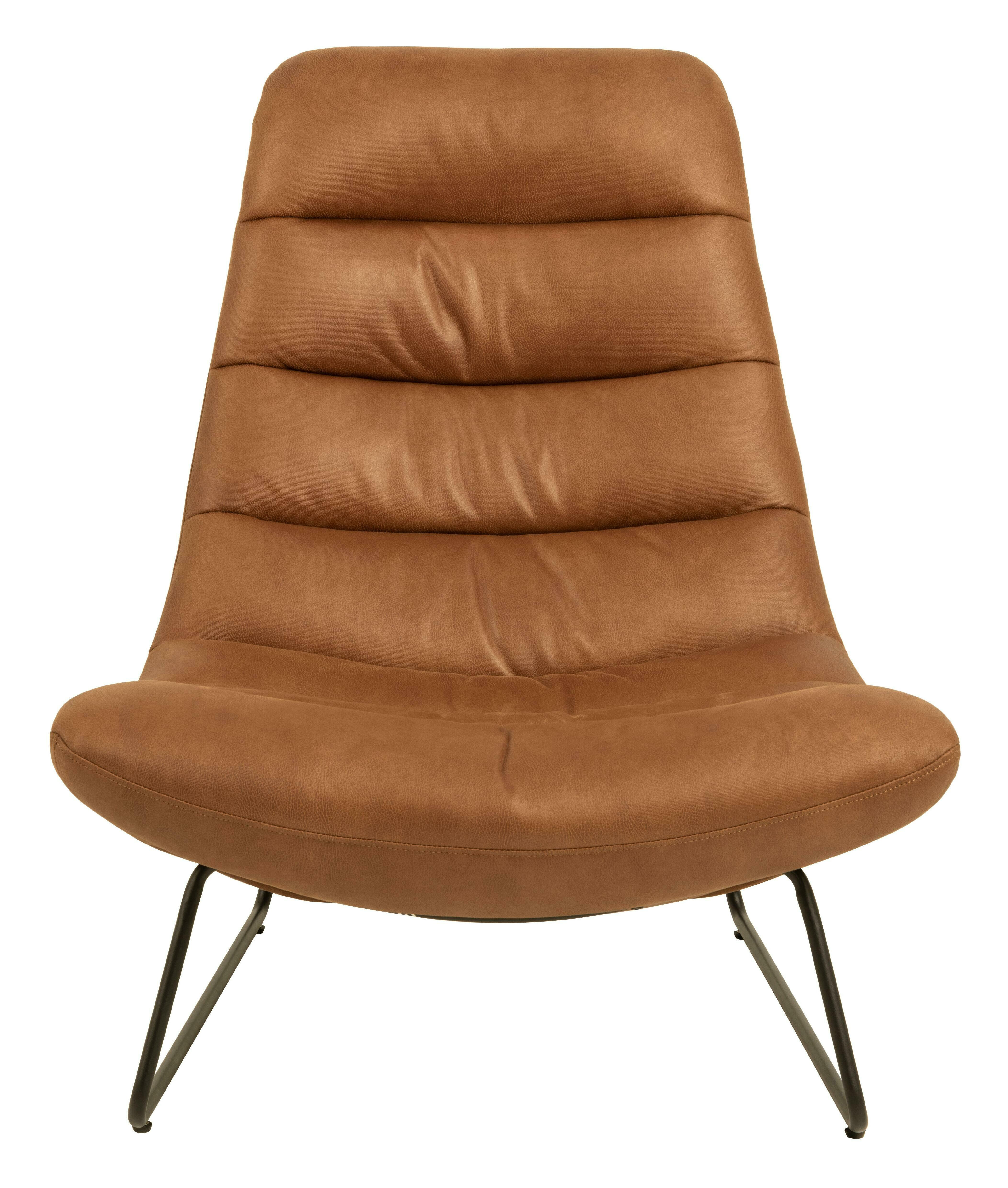 Sohome Fauteuil 'Otis' Eco-leder, kleur Bruin