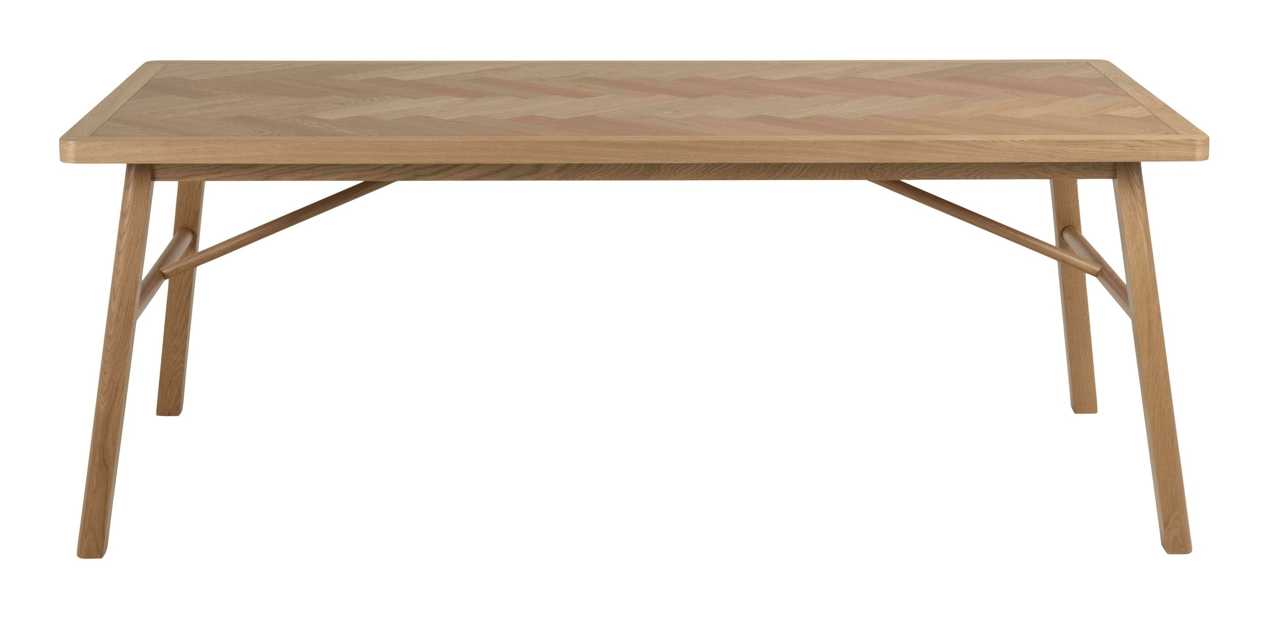 Bendt Eettafel 'Gregor' Visgraat Eiken, 200 x 100cm