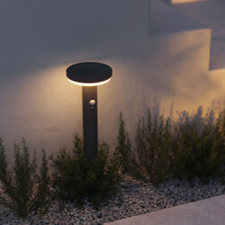 Kave Home Staande Buitenlamp 'Alima' Op zonne-energie, kleur Zwart
