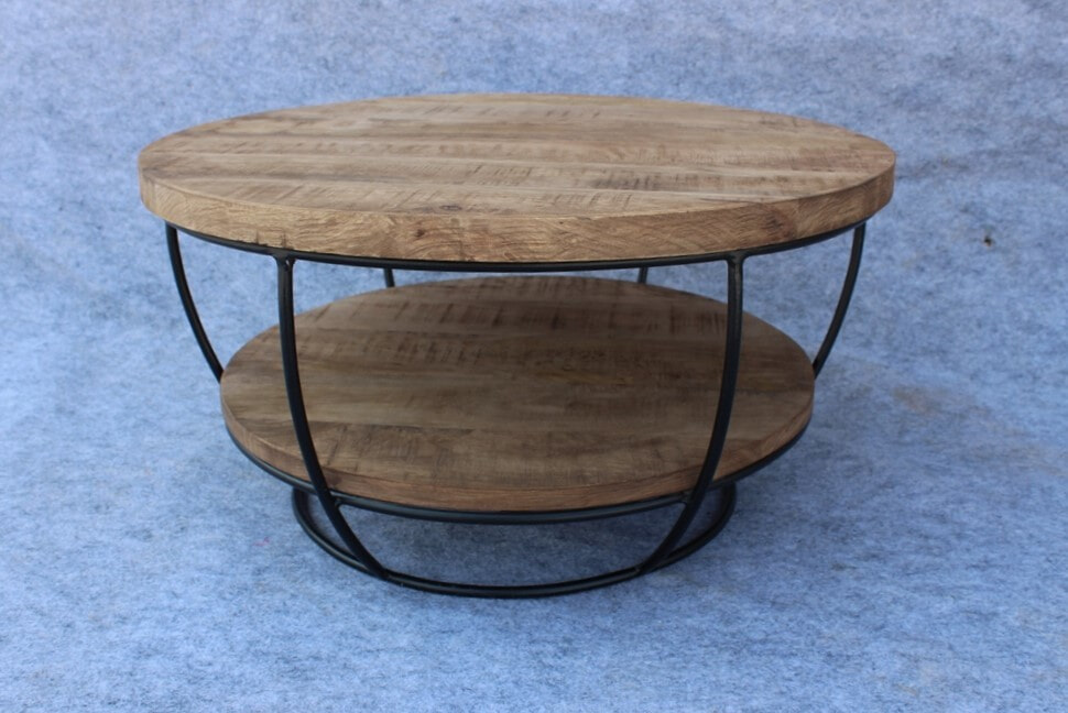 Brix Salontafel 'Evan' 65cm, kleur zwart
