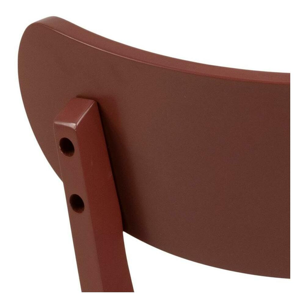 Bendt Houten Eetkamerstoel 'Torkil' kleur Terracotta