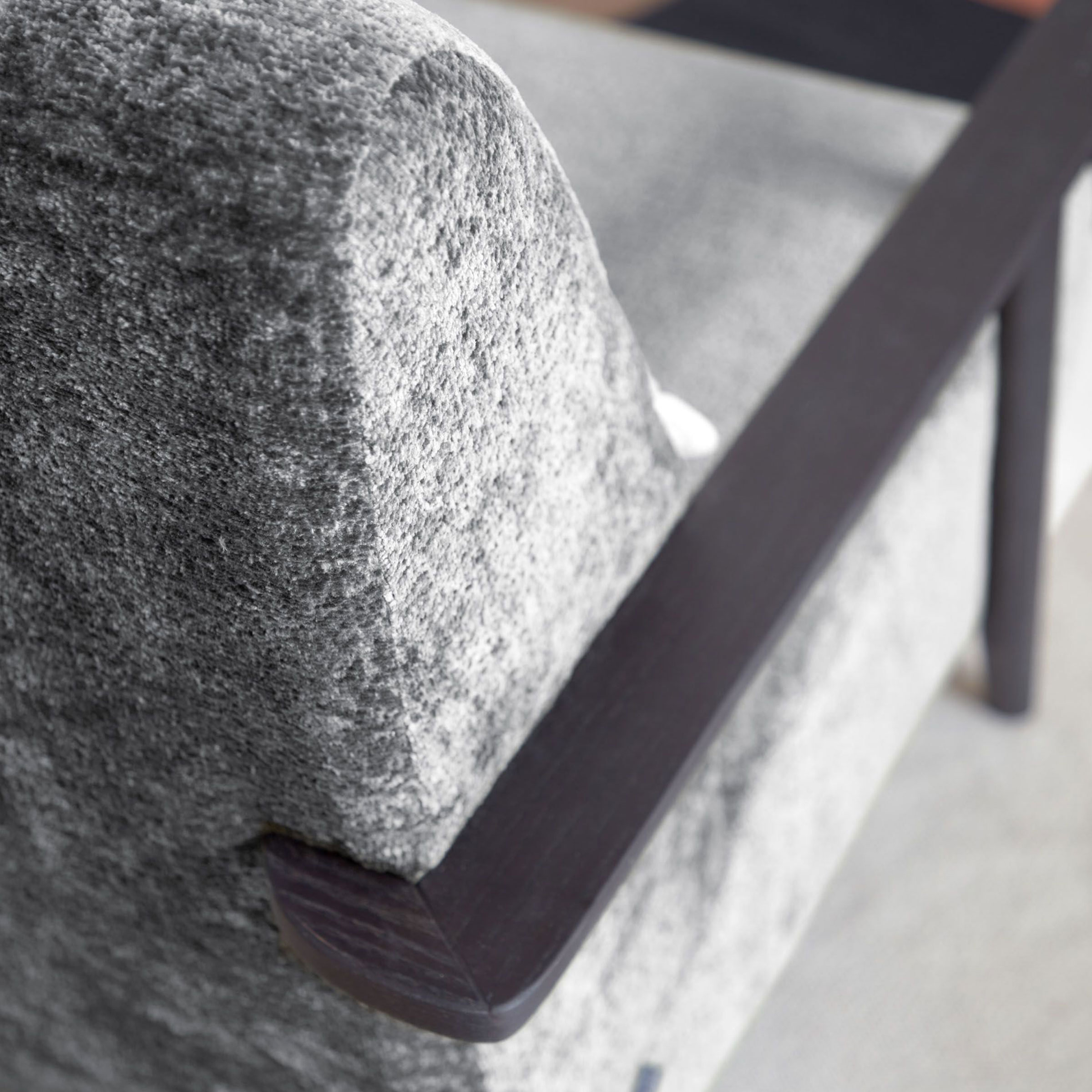 Kave Home Fauteuil 'Meghan' Chenille, kleur Donkergrijs