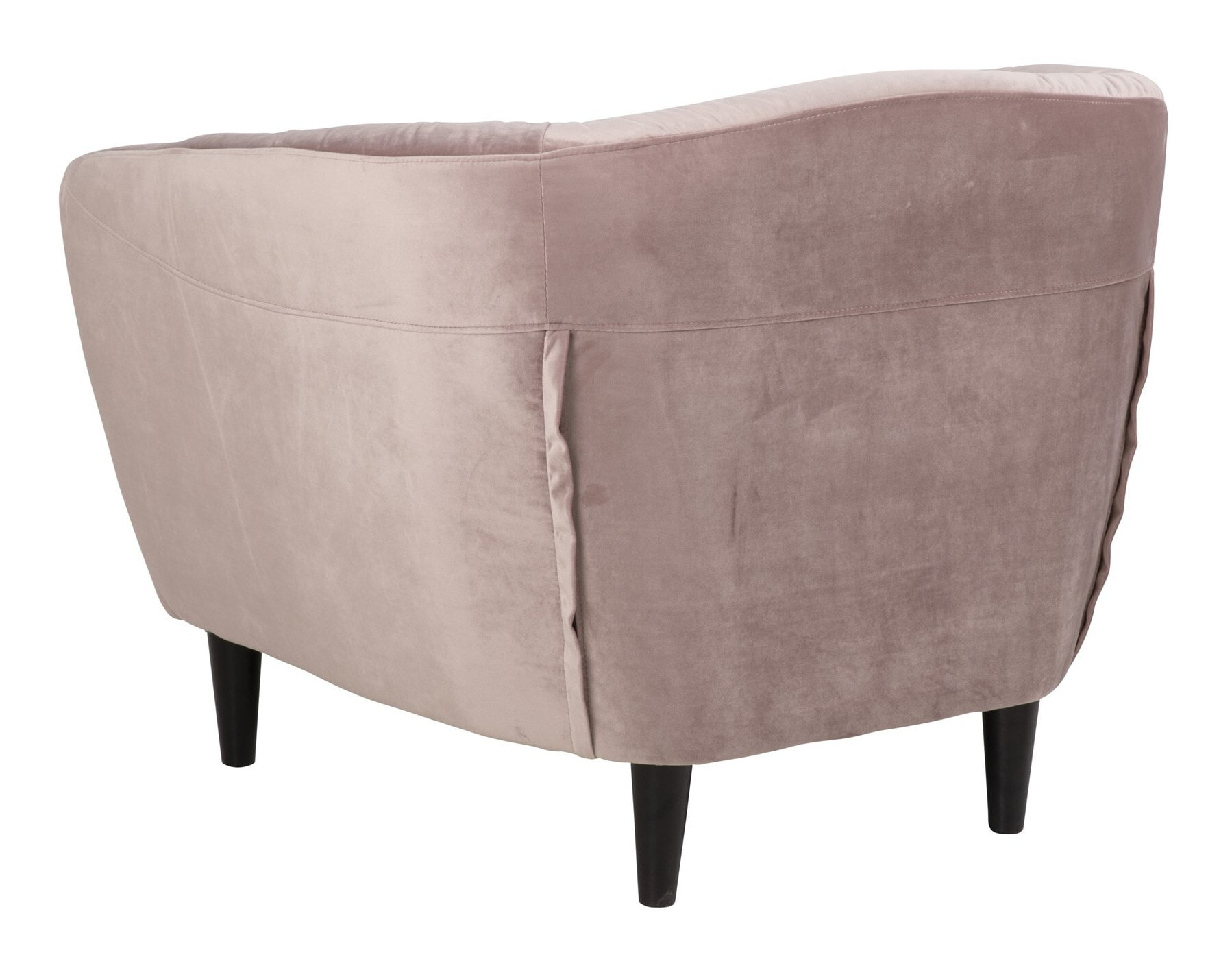 Fauteuil 'Loes' Velvet, kleur roze