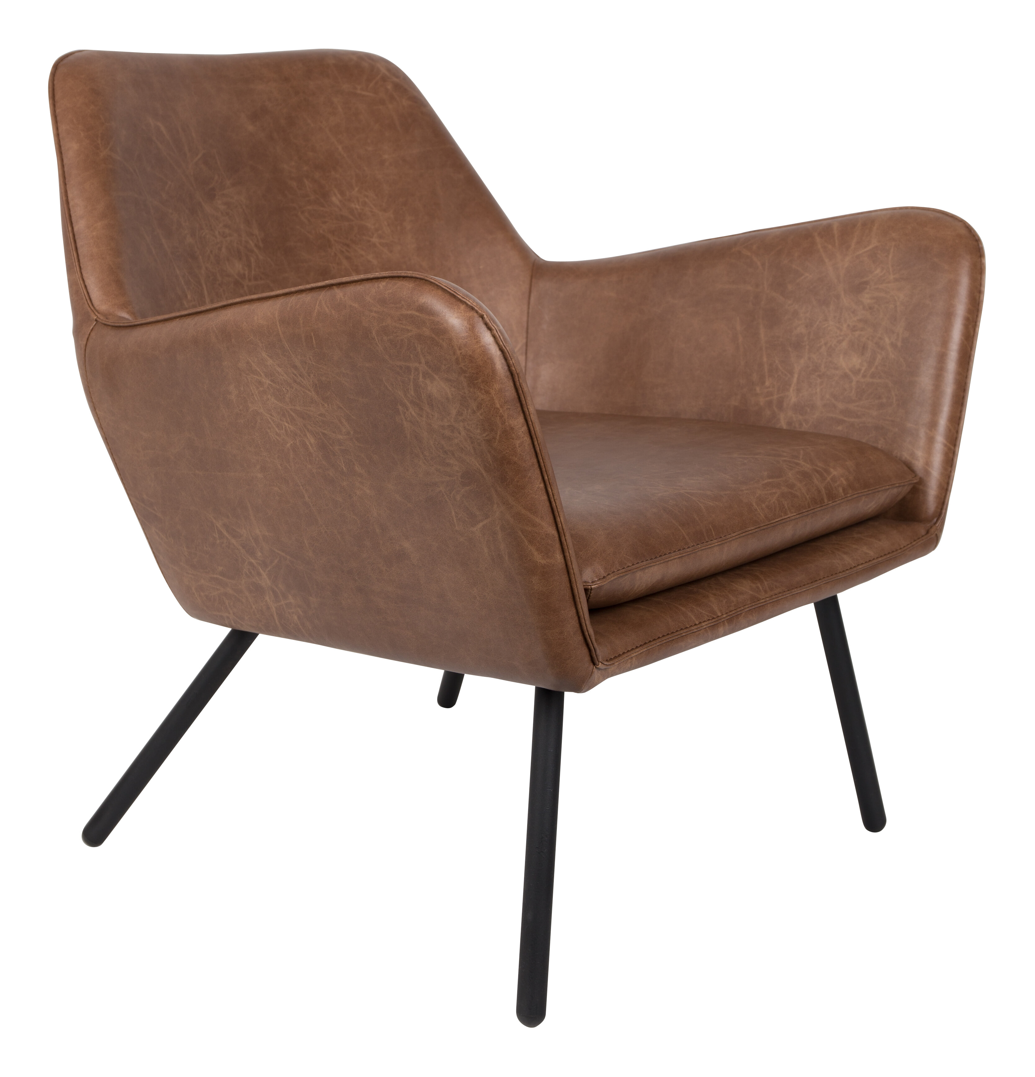 Fauteuil 'Stefan', kleur Bruin