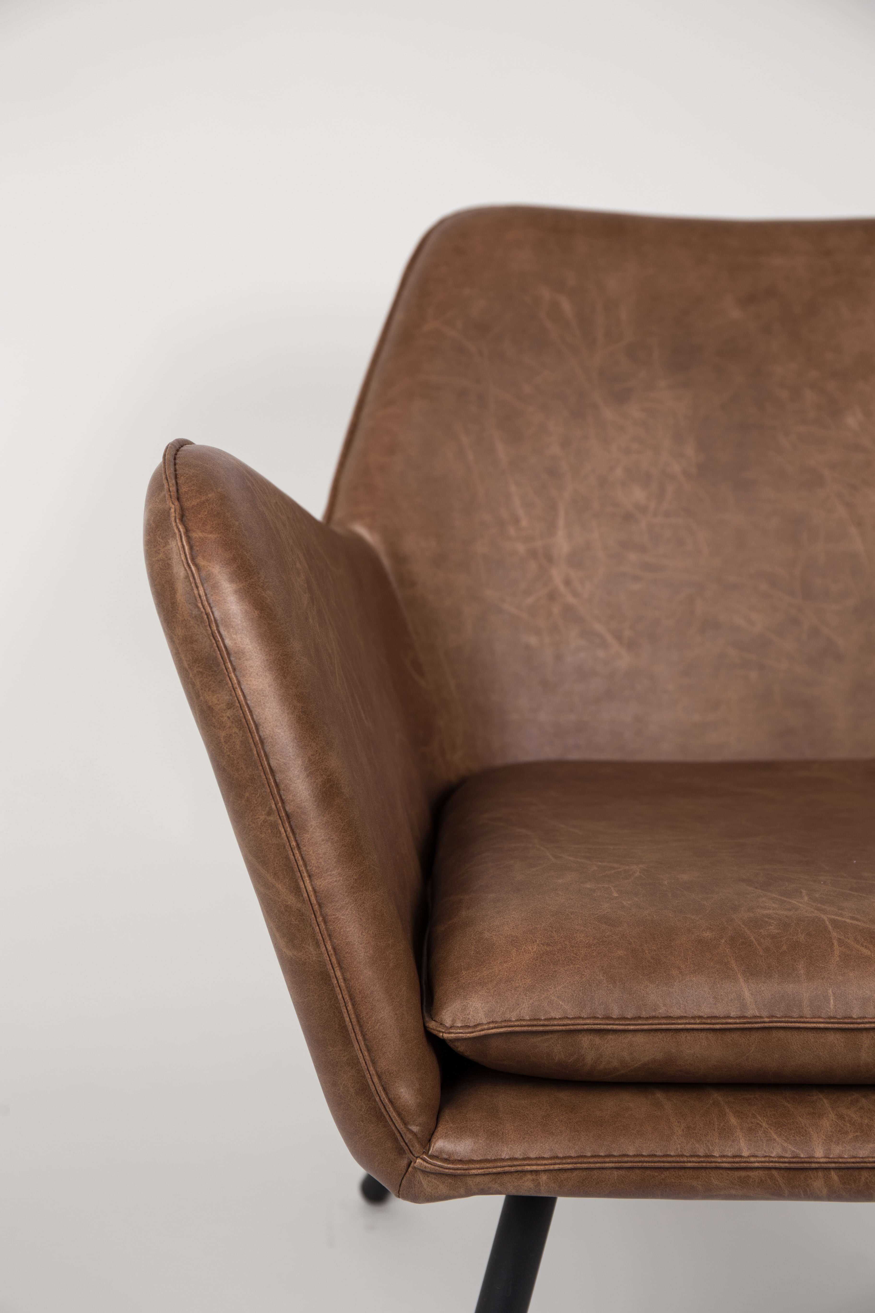 Fauteuil 'Stefan', kleur Bruin