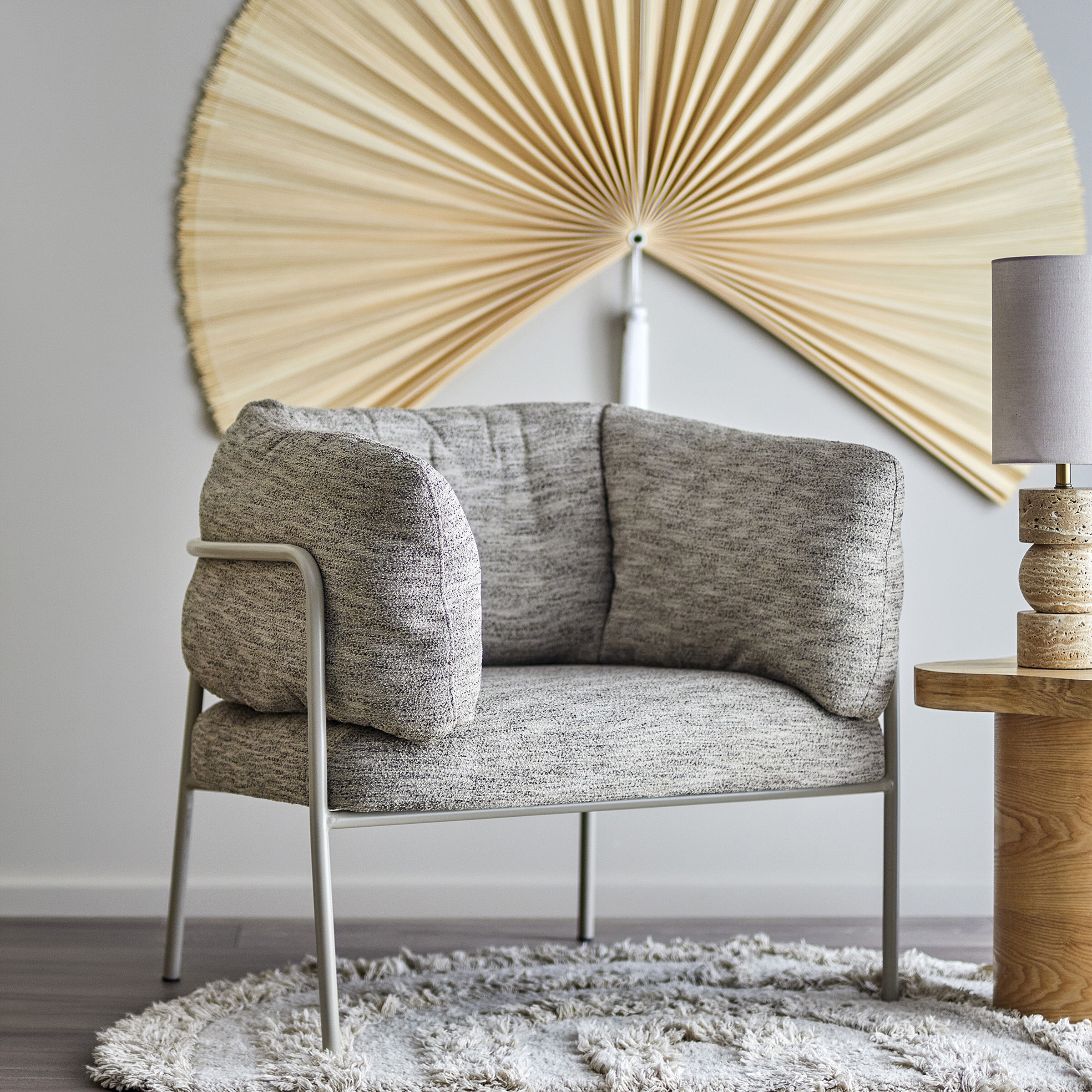 Bloomingville Fauteuil Karel - Naturel