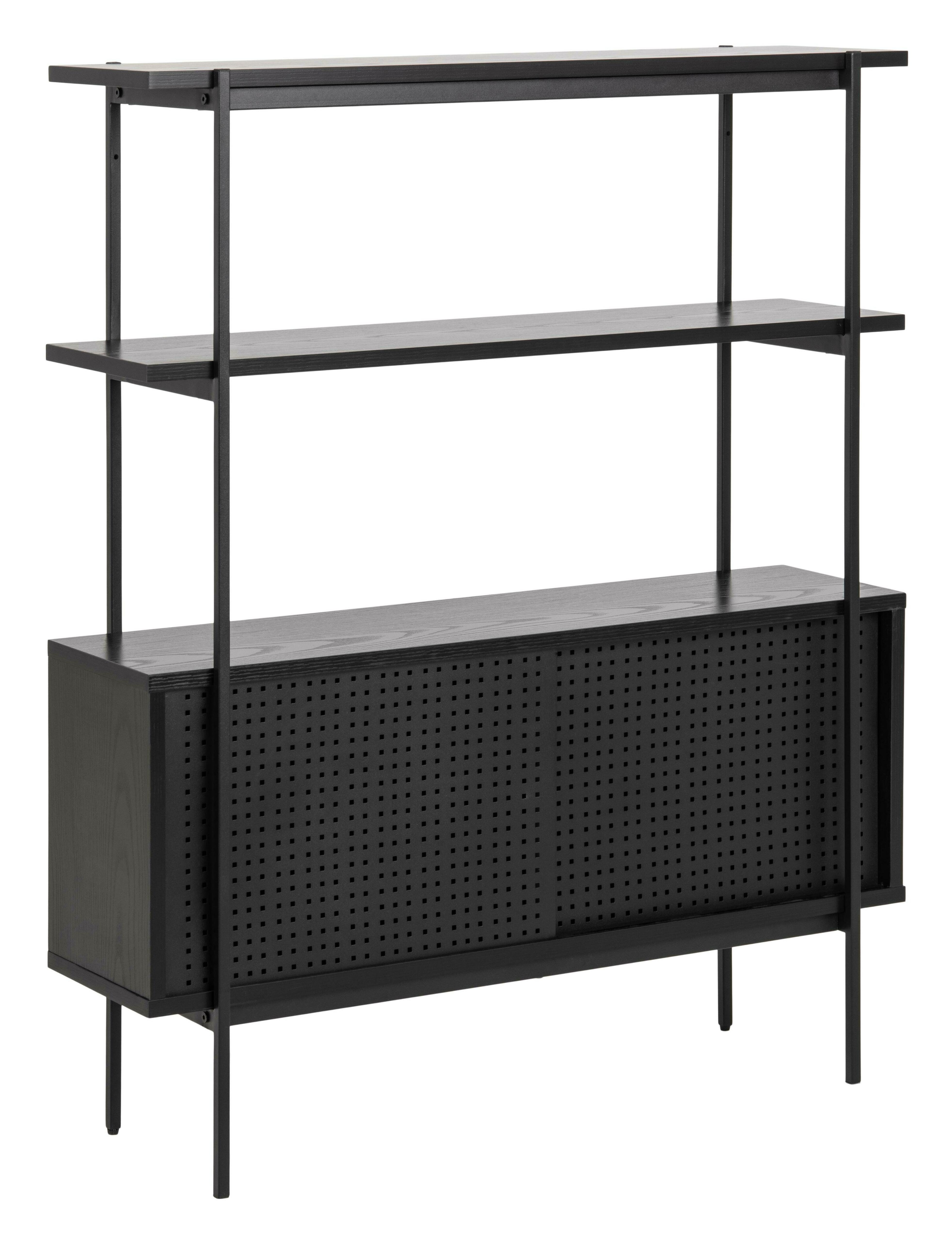 Bendt Wandkast 'Mick' 94 x 114cm, kleur Zwart