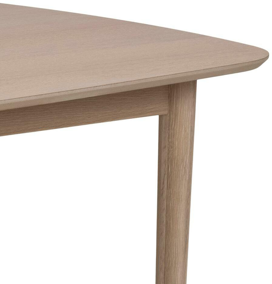 Bendt Eettafel 'Ove' Eiken Whitewash, 210 x 100cm