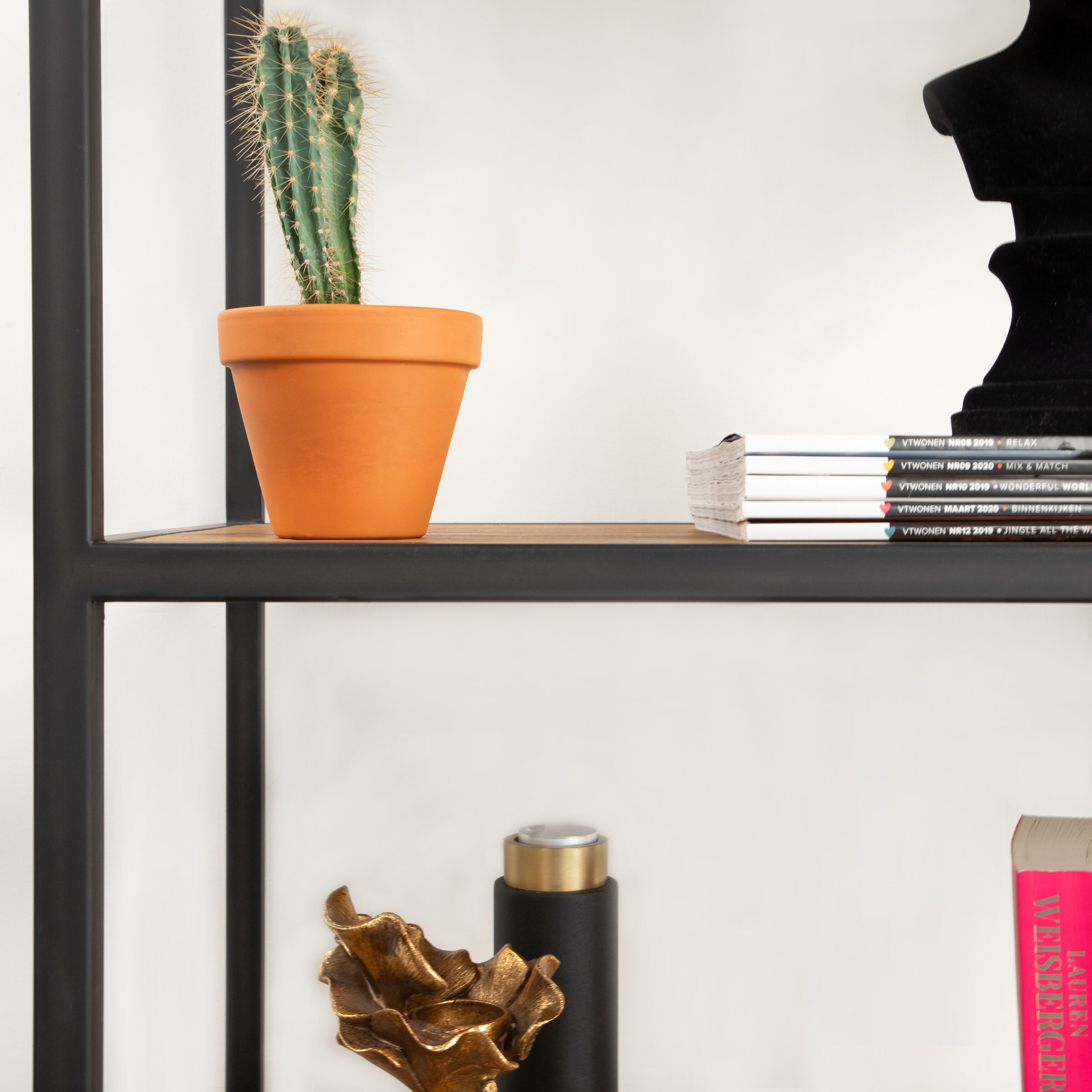 Sohome Boekenkast 'Manilla' Teak, 60 x 220cm