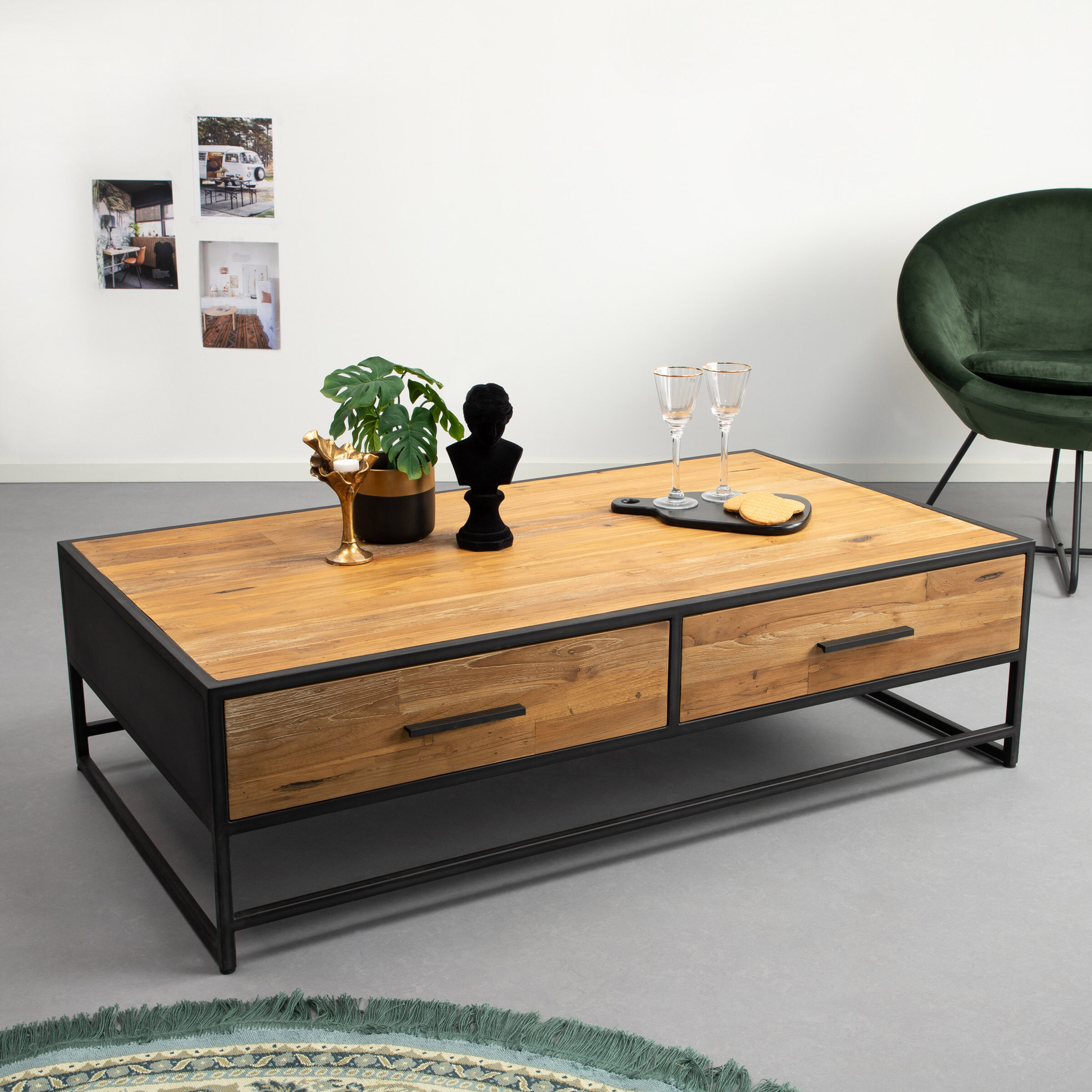 Sohome Salontafel 'Manilla' Teak, 135 x 75cm Sohome Salontafel 'Manilla' Teak, 135 x 75cm