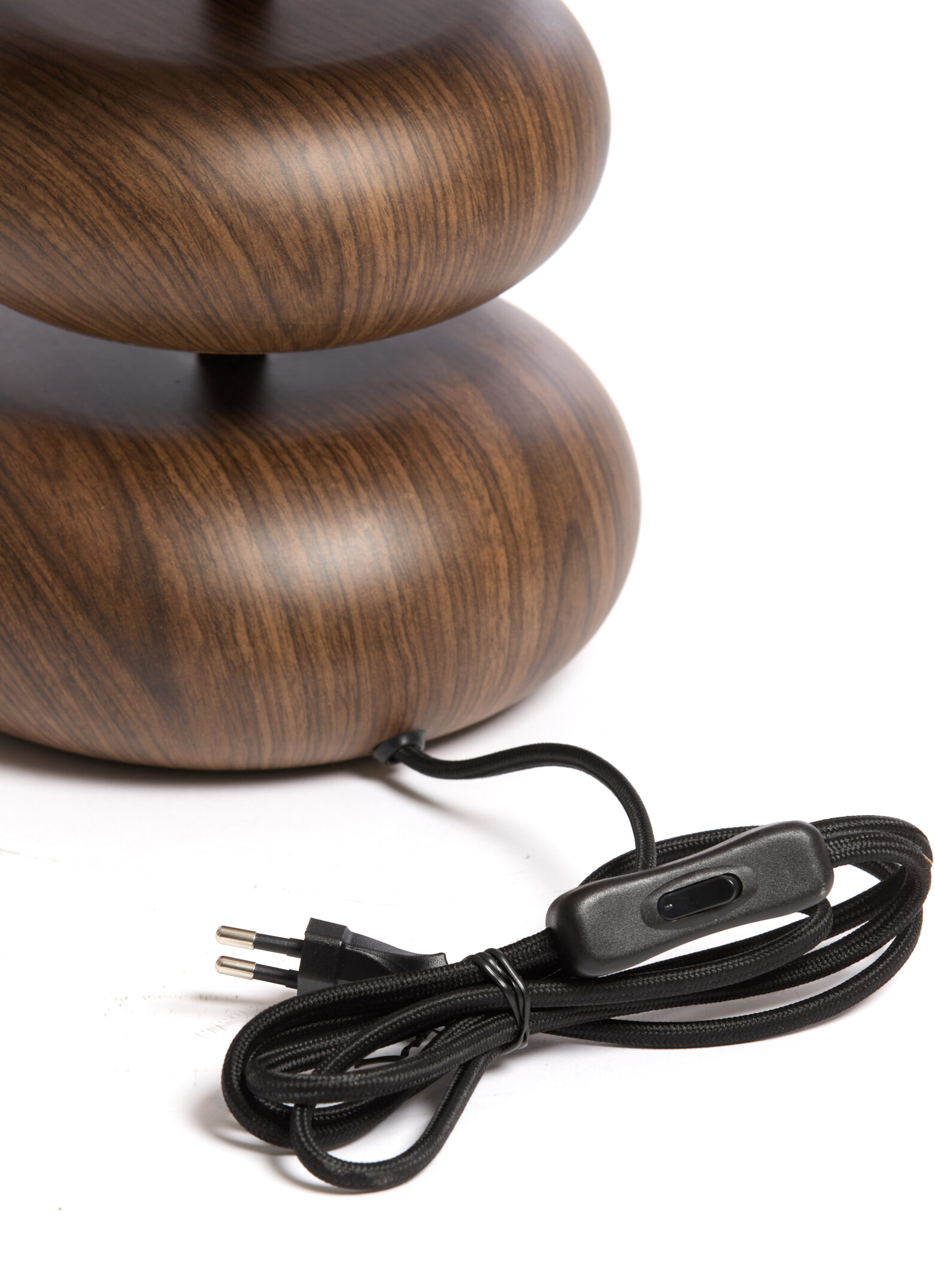 Light & Living Tafellamp 'Danialo' (incl. kap) 68cm, kleur Donkerbruin