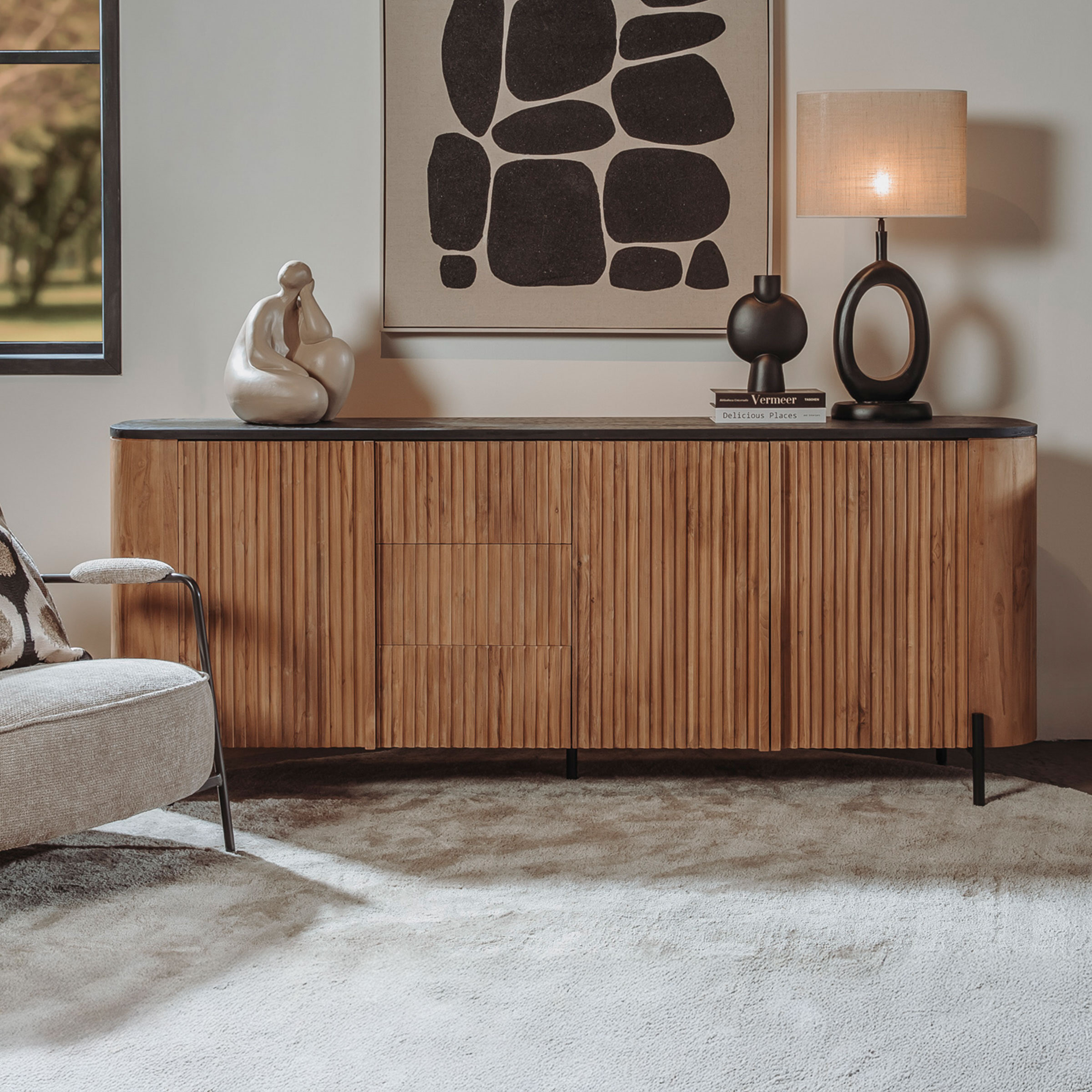 Tower Living Dressoir 'Palazzo' Teakhout, 200cm