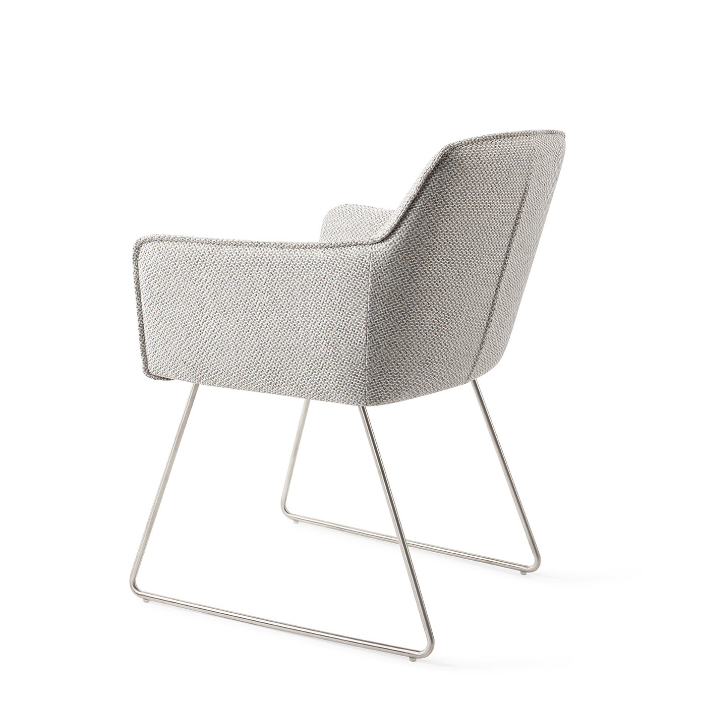 Jesper Home Eetkamerstoel 'Hofu' Slide Steel, kleur Checkers Charm