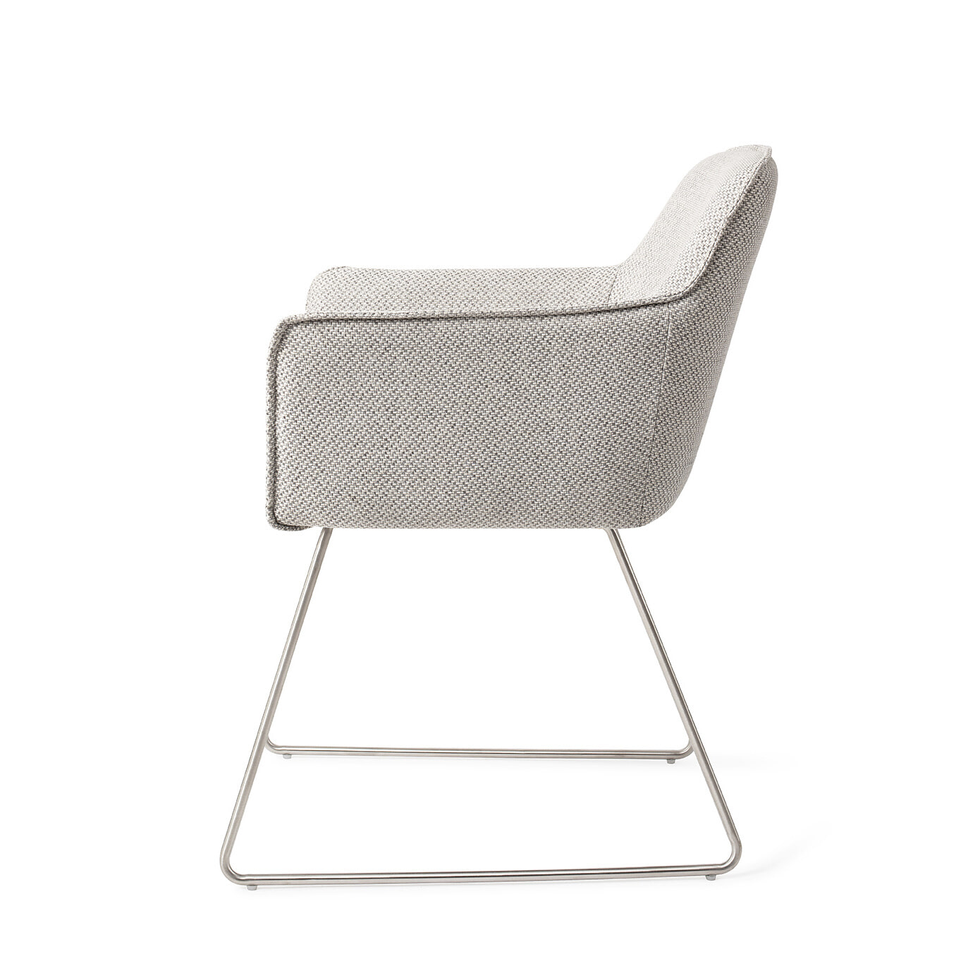 Jesper Home Eetkamerstoel 'Hofu' Slide Steel, kleur Checkers Charm