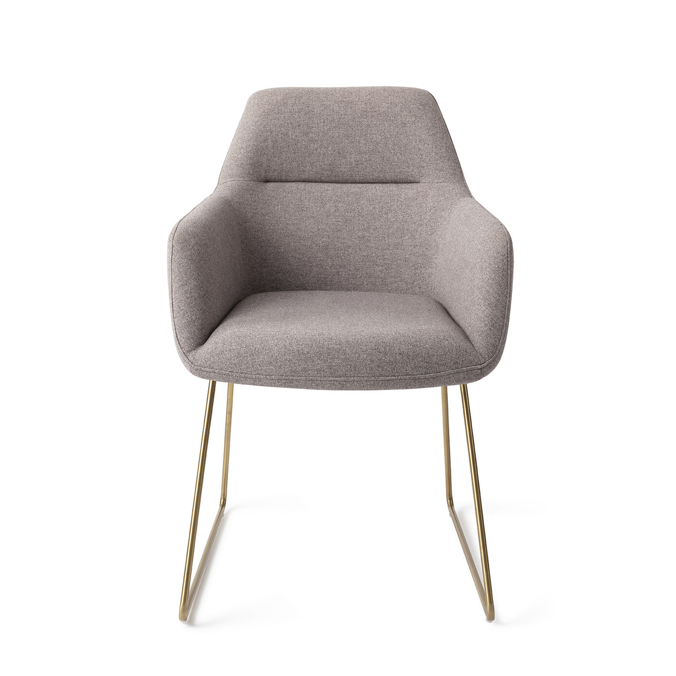 Jesper Home Eetkamerstoel 'Kinko' Slide Gold, kleur Earl Grey Jesper Home Eetkamerstoel 'Kinko' Slide Gold, kleur Earl Grey