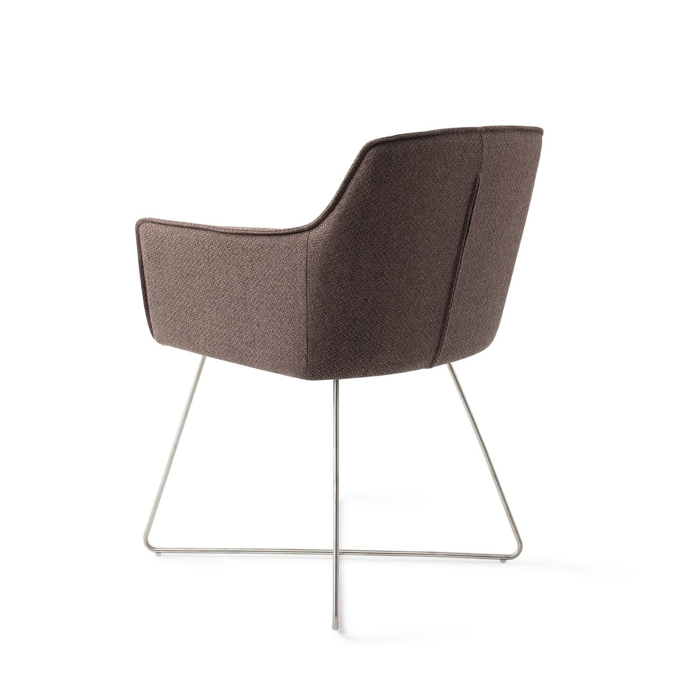 Jesper Home Eetkamerstoel 'Hofu' Cross Steel, kleur Potters Clay