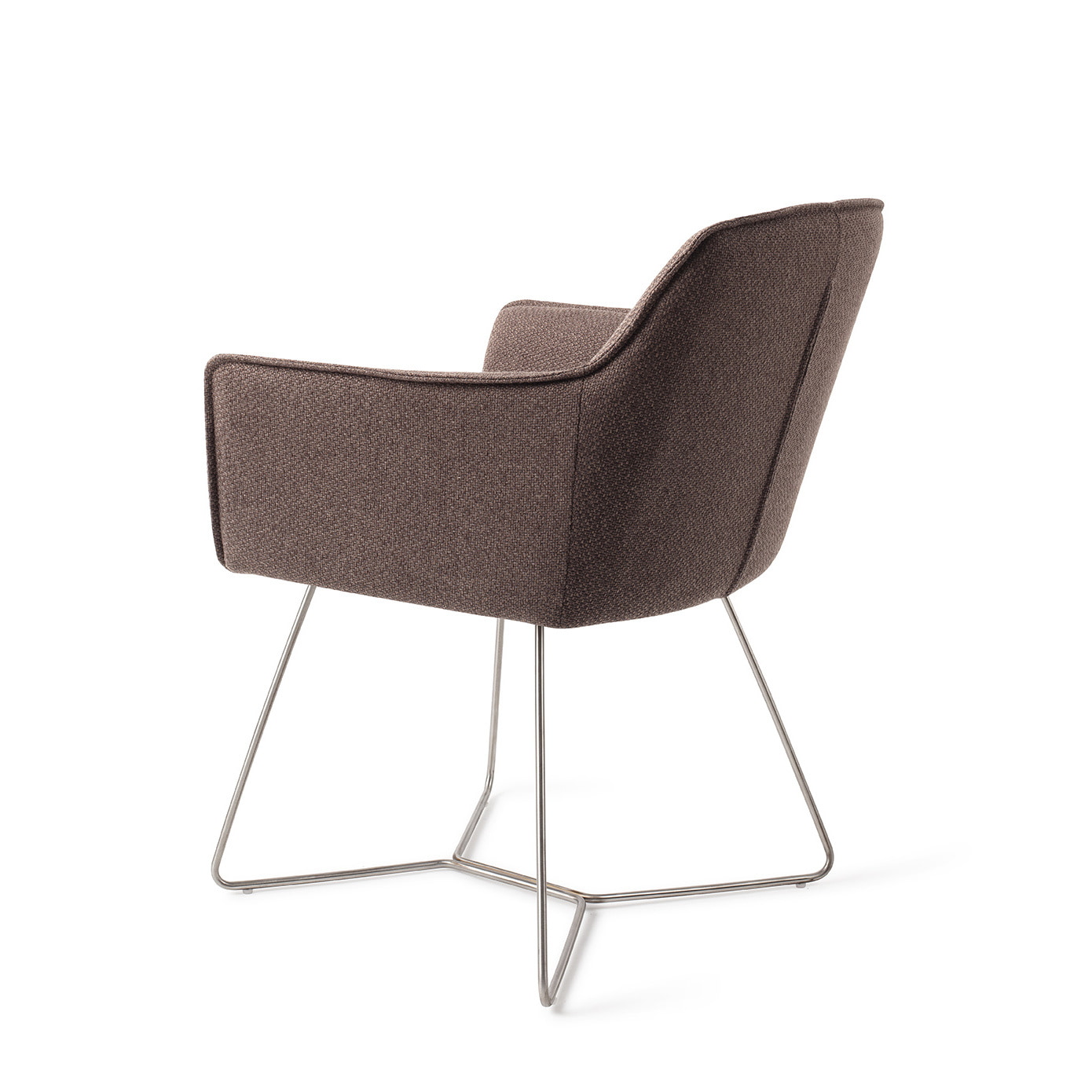 Jesper Home Eetkamerstoel 'Hofu' Beehive Steel, kleur Potters Clay