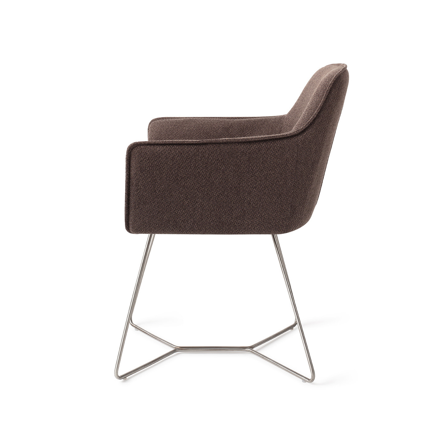 Jesper Home Eetkamerstoel 'Hofu' Beehive Steel, kleur Potters Clay