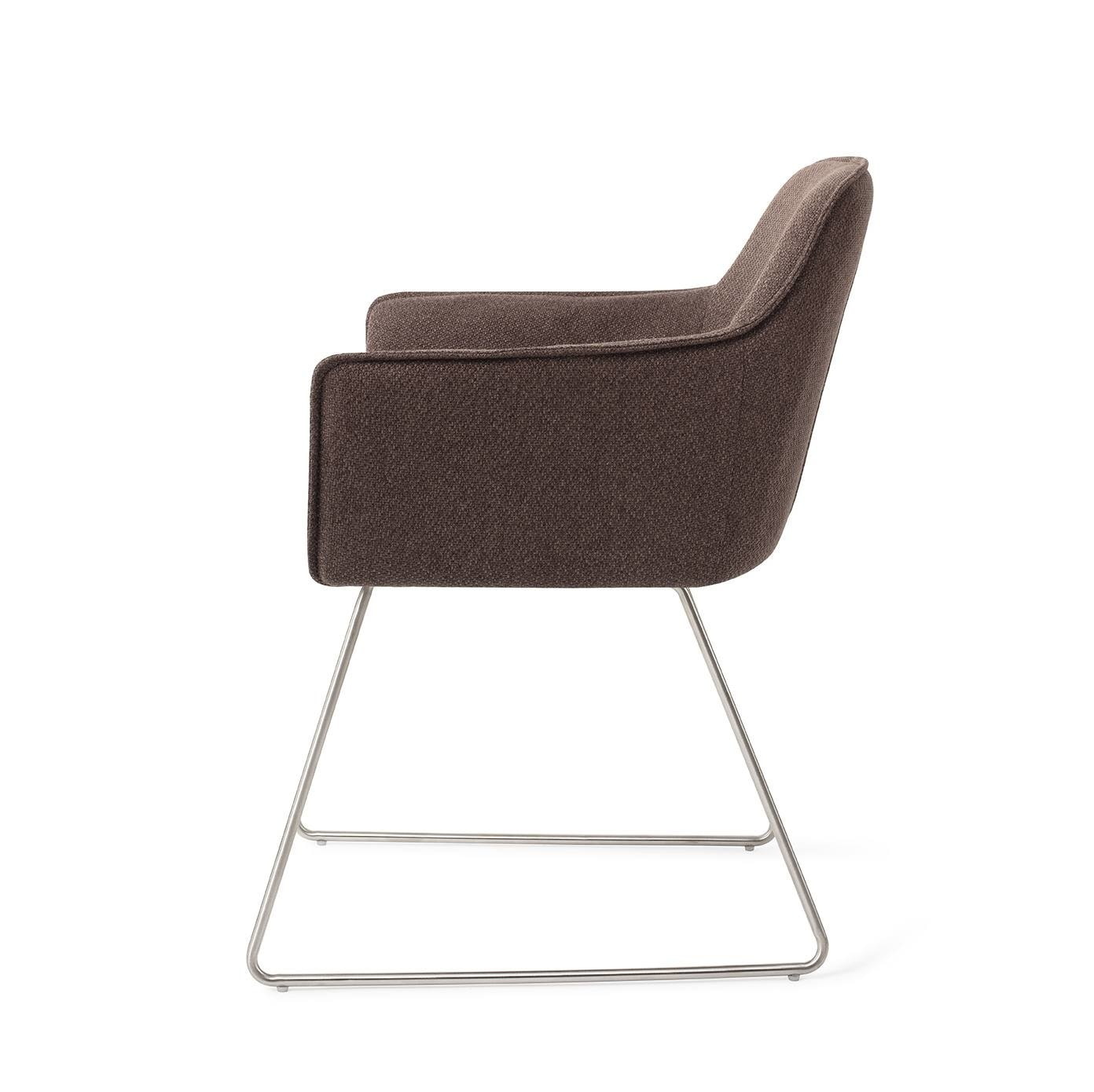 Jesper Home Eetkamerstoel 'Hofu' Slide Steel, kleur Potters Clay