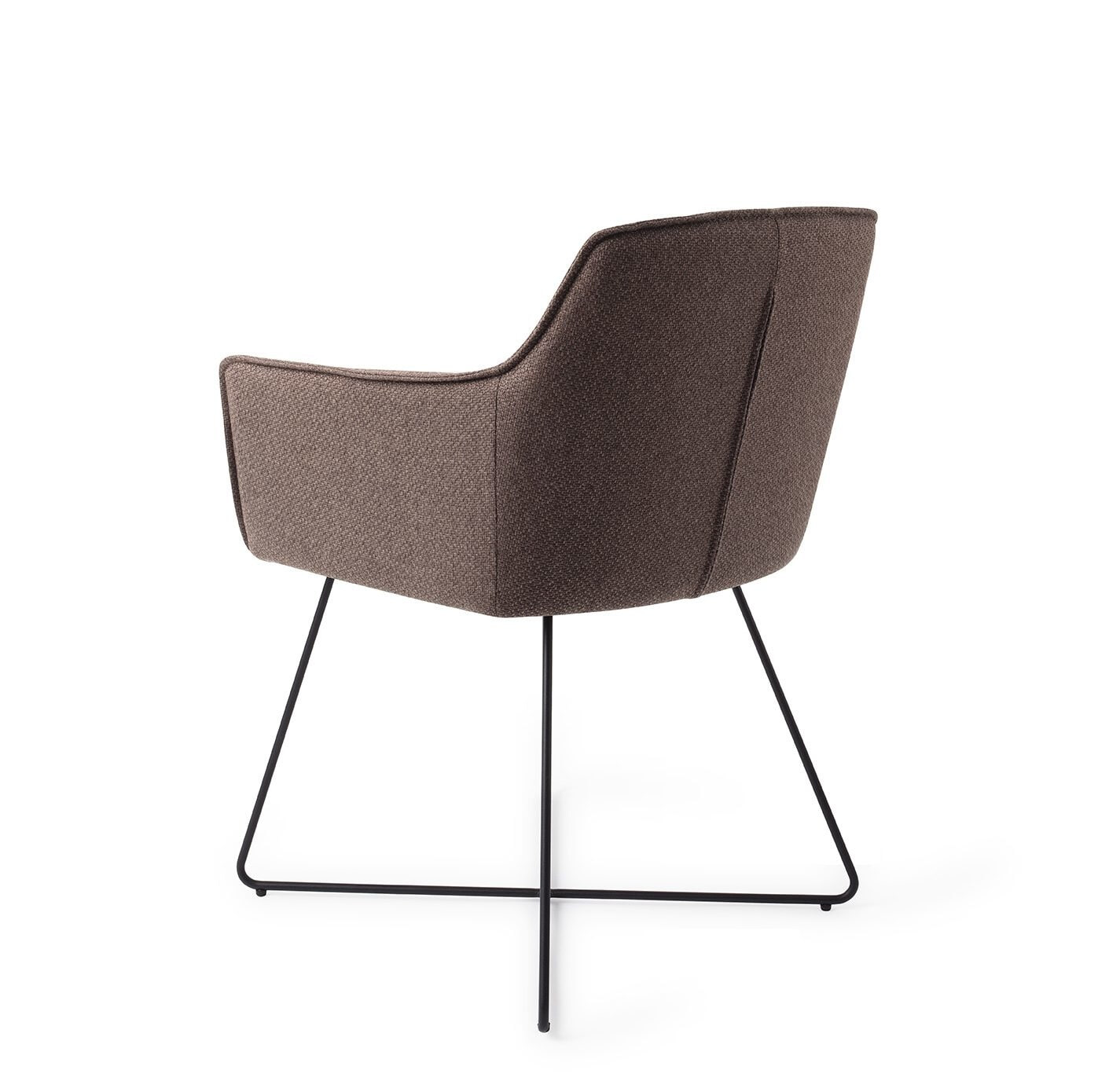 Jesper Home Eetkamerstoel 'Hofu' Cross Black, kleur Potters Clay