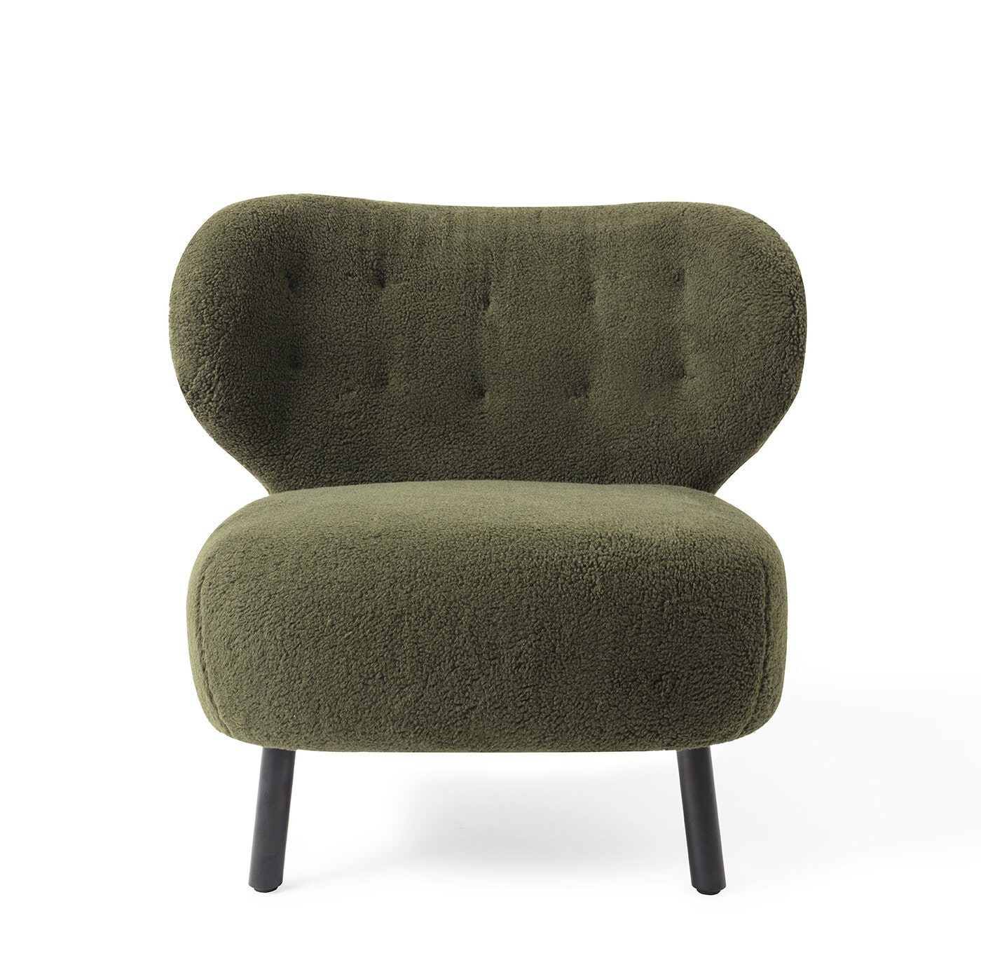Jesper Home Fauteuil 'Kita' Teddy, kleur Groen Jesper Home Fauteuil 'Kita' Teddy, kleur Groen